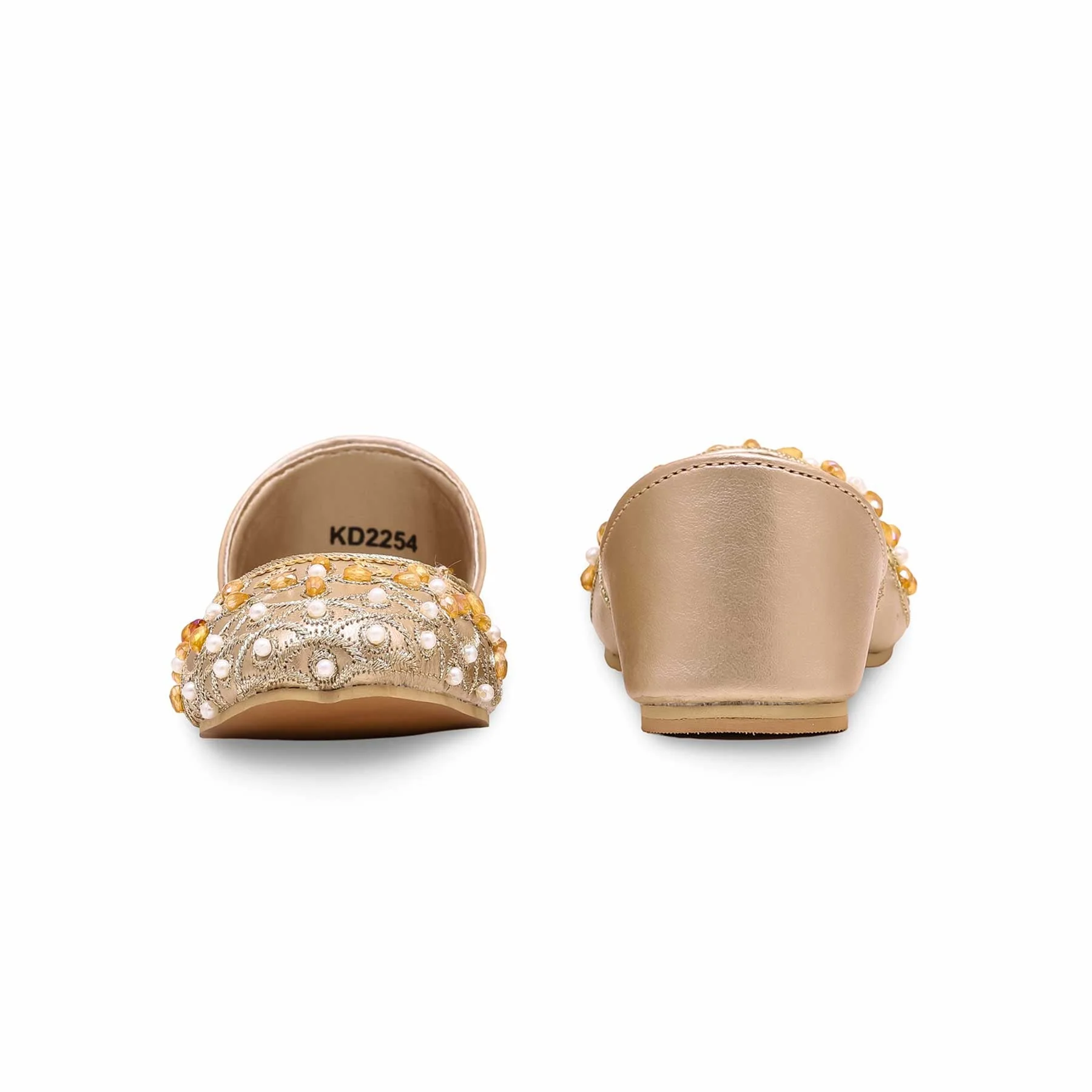 Girls Golden Fancy Khussa KD2254 - Image 3