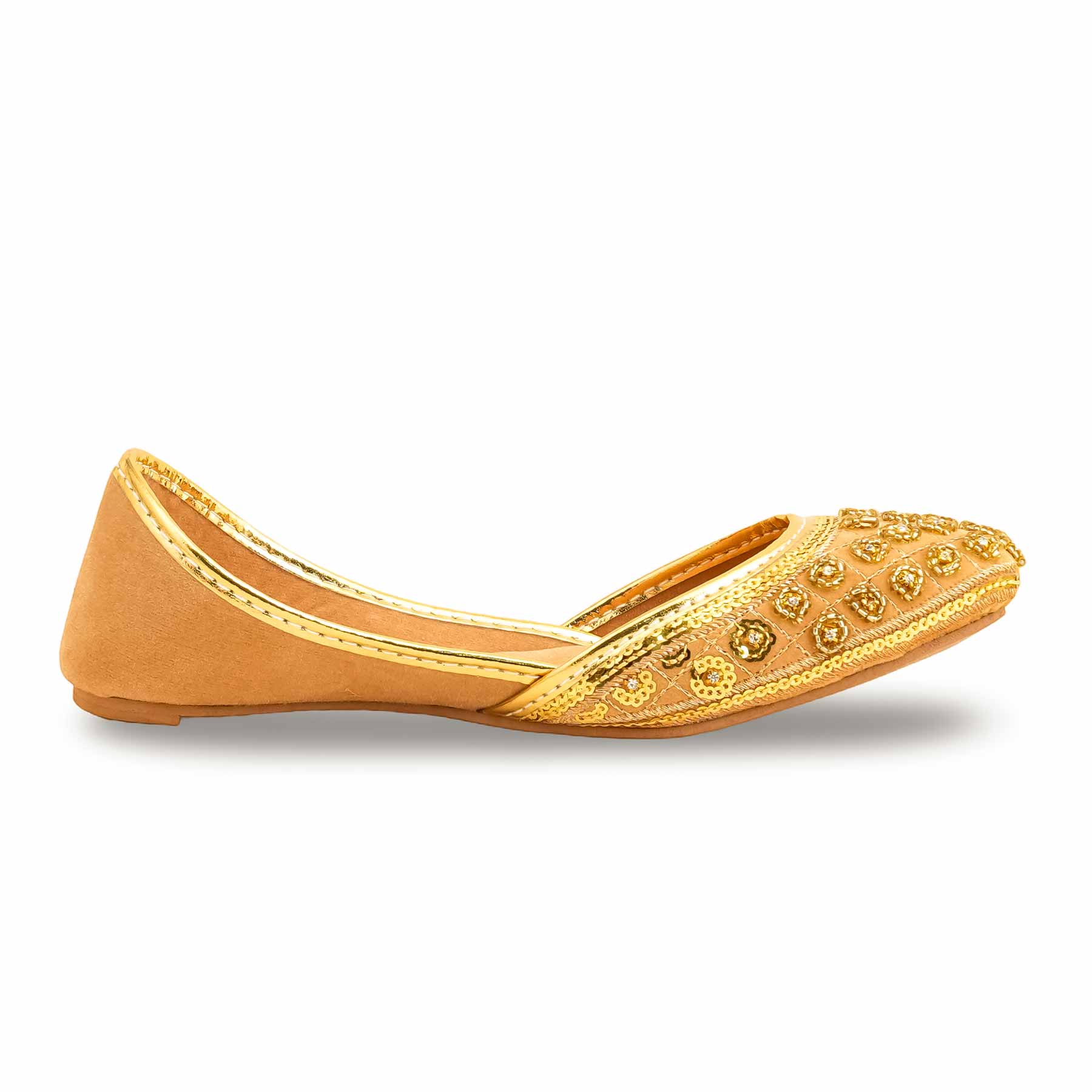 Girls Golden Fancy Khussa KD2447 - Image 2