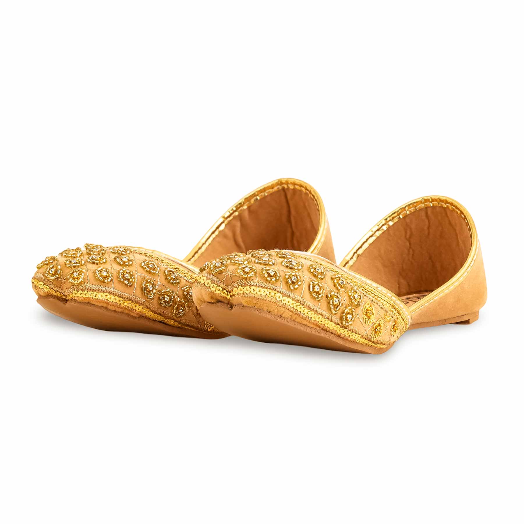 Girls Golden Fancy Khussa KD2447 - Image 3