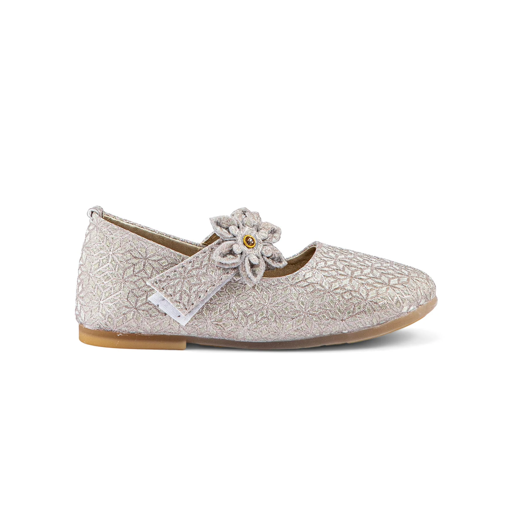Girls Golden Fancy Pumps KD0897 - Image 2