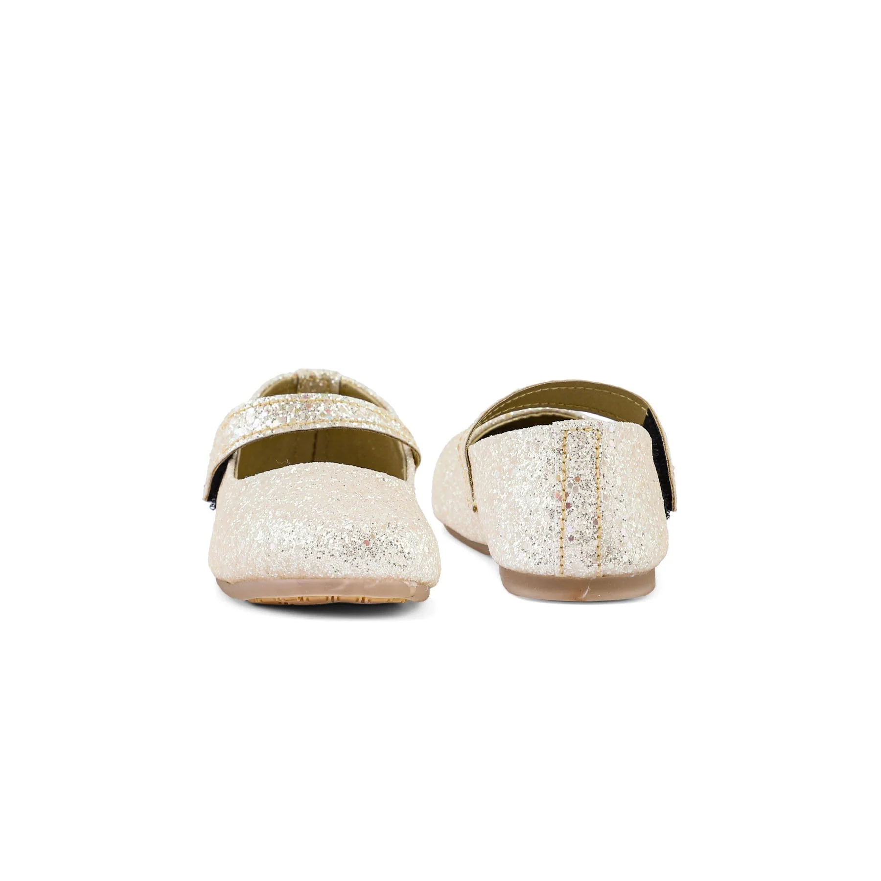 Girls Golden Fancy Pumps KD0938 - Image 4