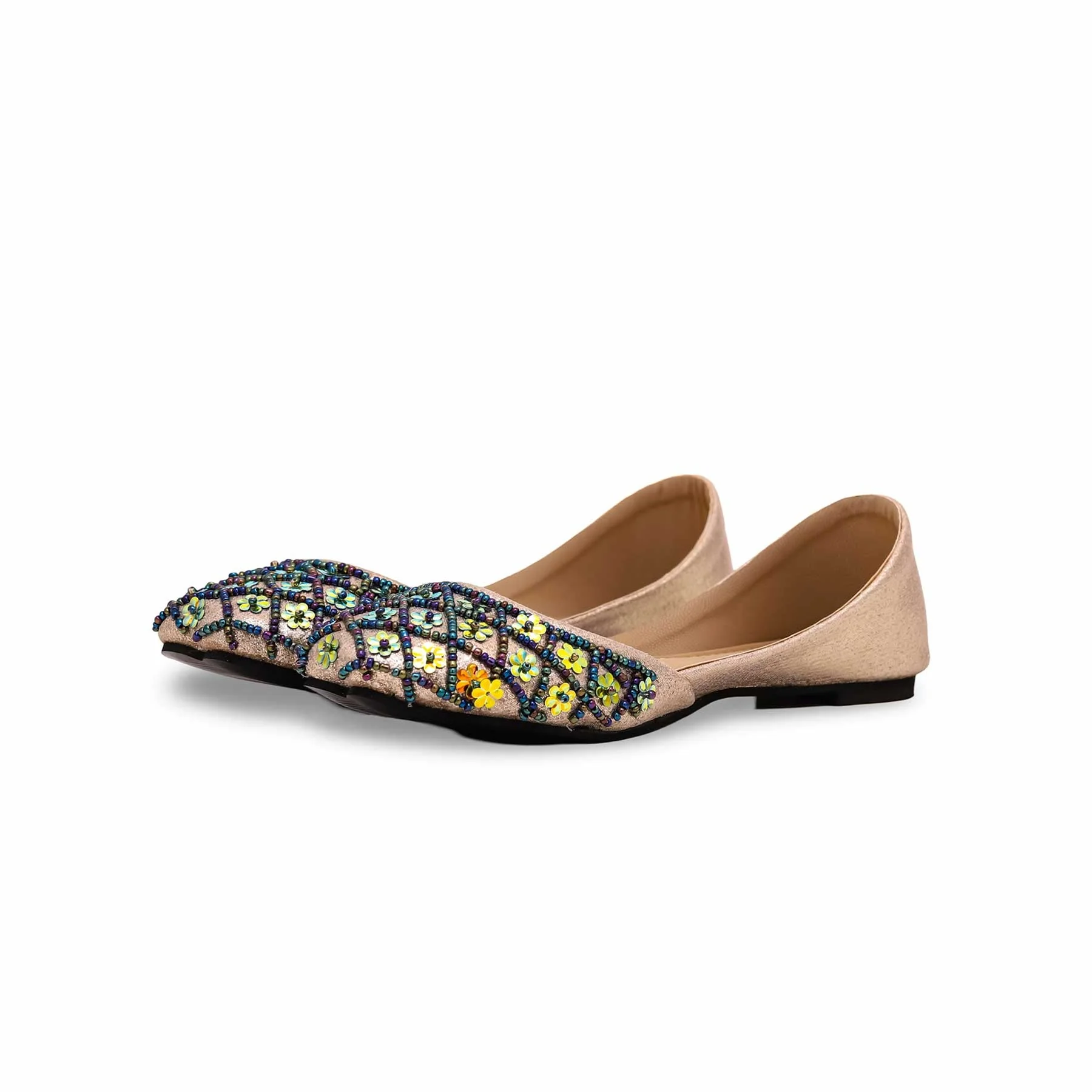 Girls Golden Fancy Khussa KD2239 - Image 2