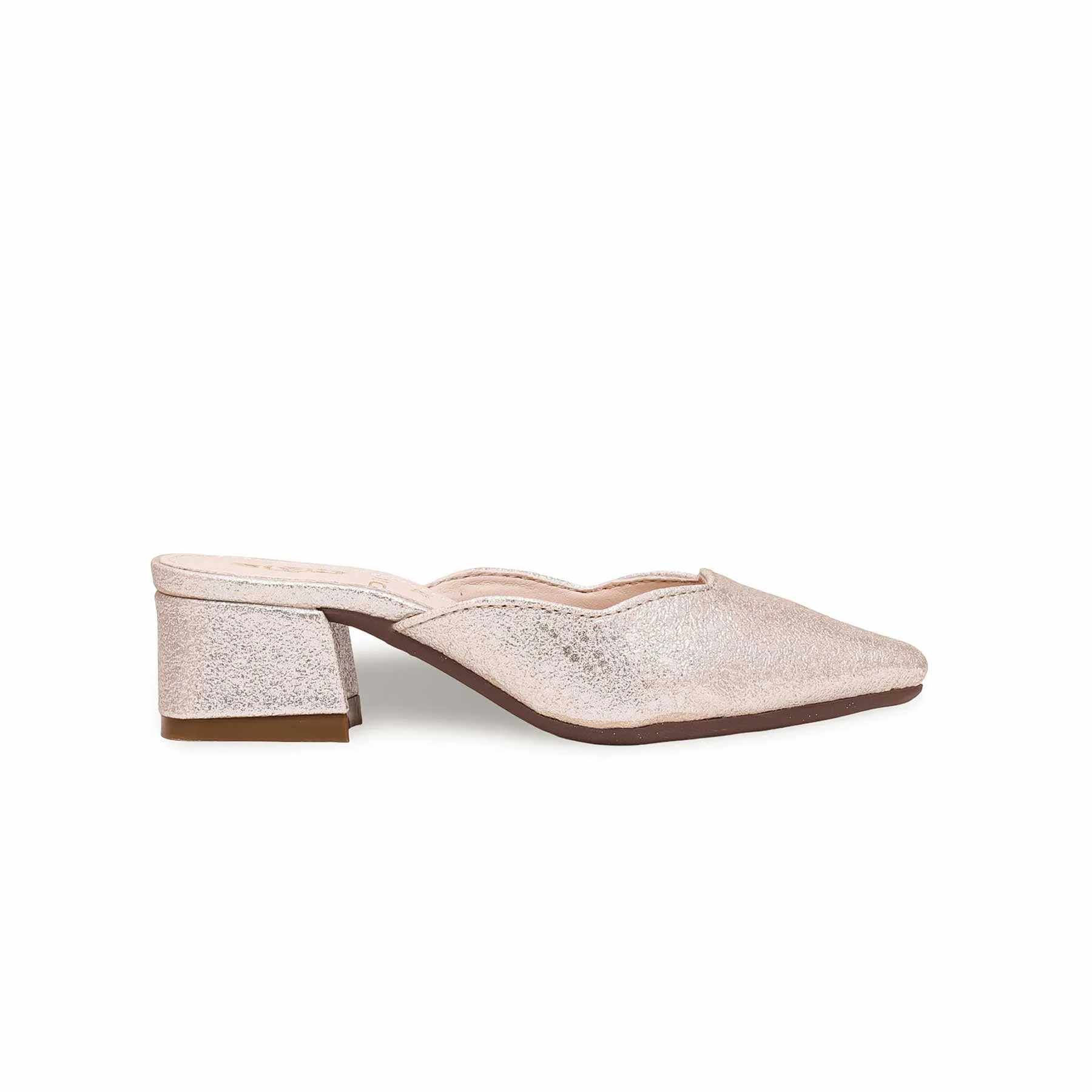 Girls Golden Fancy Pumps KD2419 - Image 2