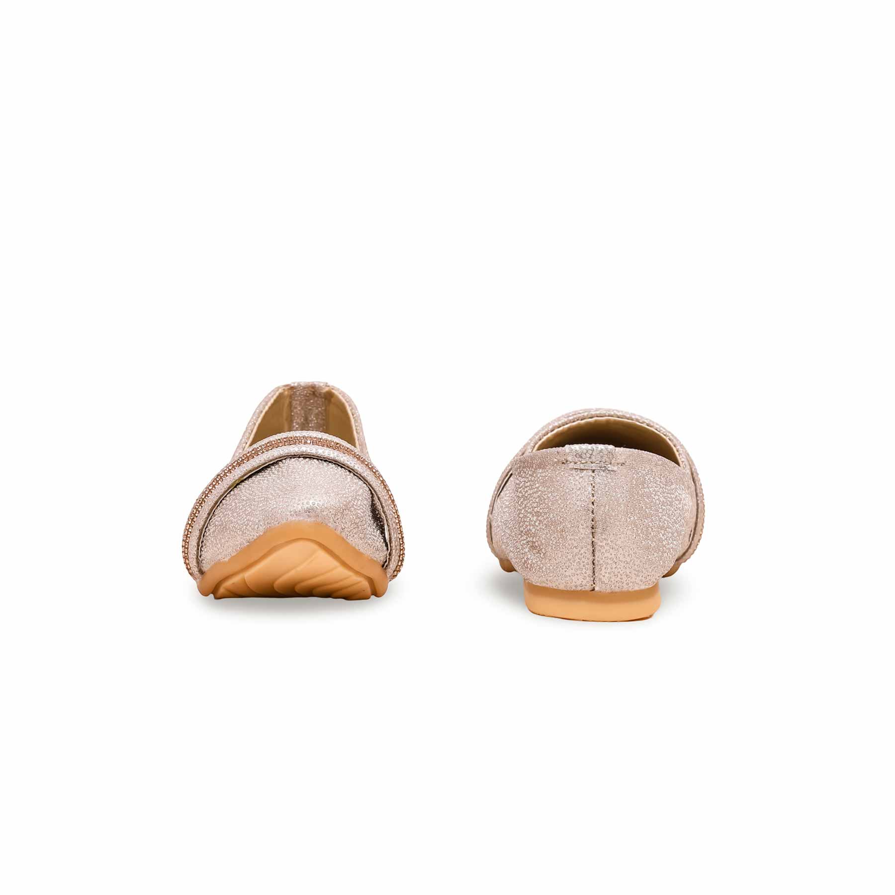 Girls Golden Fancy Pumps KD2422 - Image 3