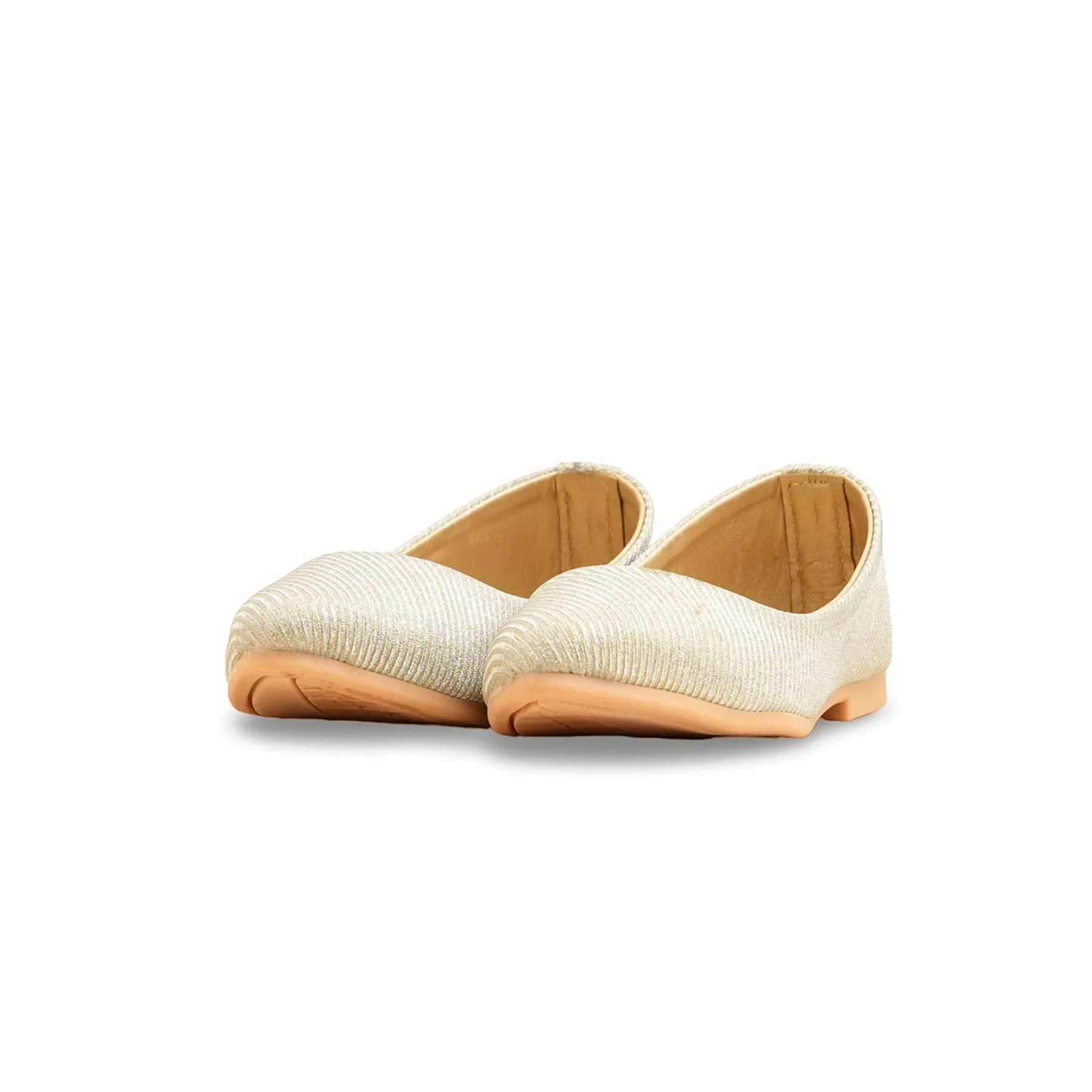 Girls Golden Fancy Pumps KD2487 - Image 3