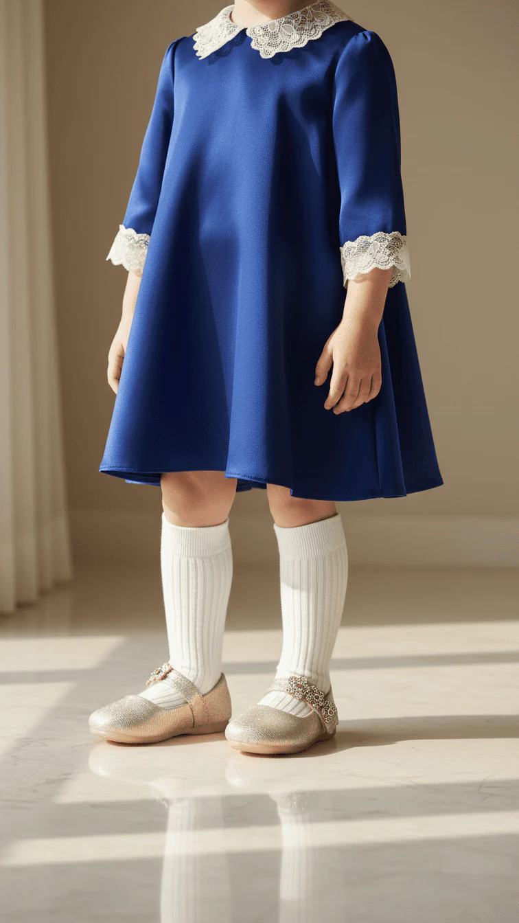 Girls Golden Fancy Pumps KD2581