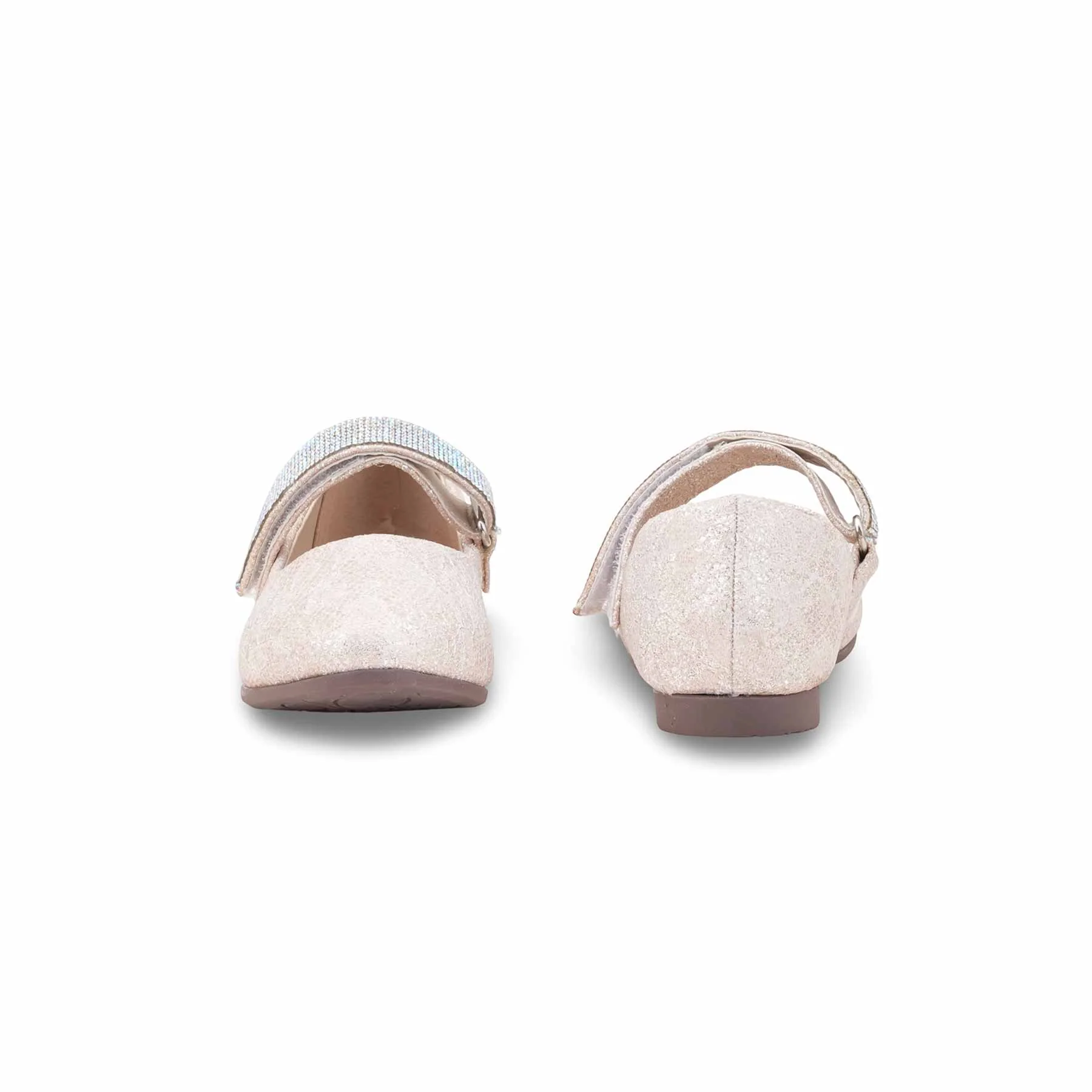 Girls Golden Fancy Pumps KD2621 - Image 4