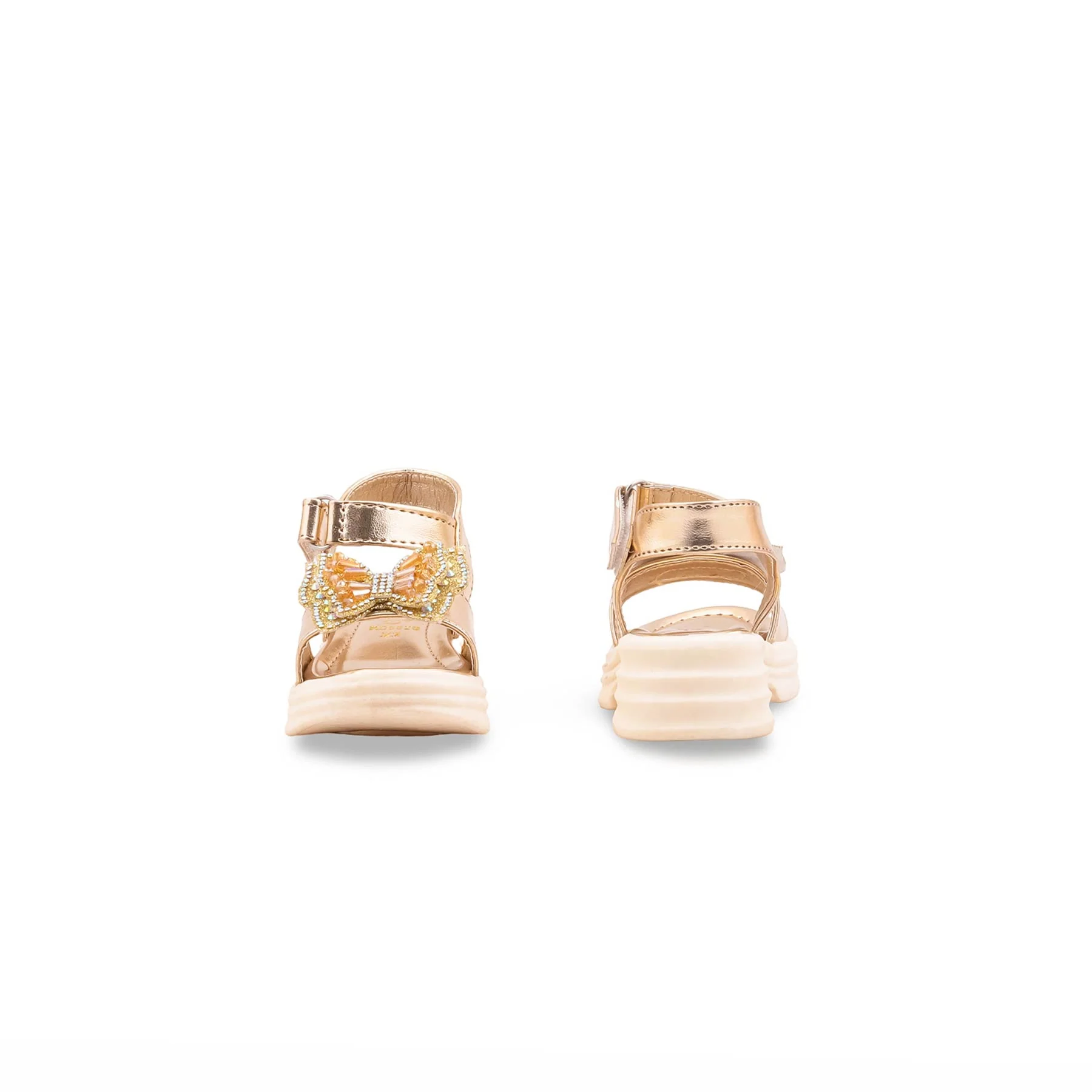 Girls Golden Fancy Sandal KD5820 - Image 4