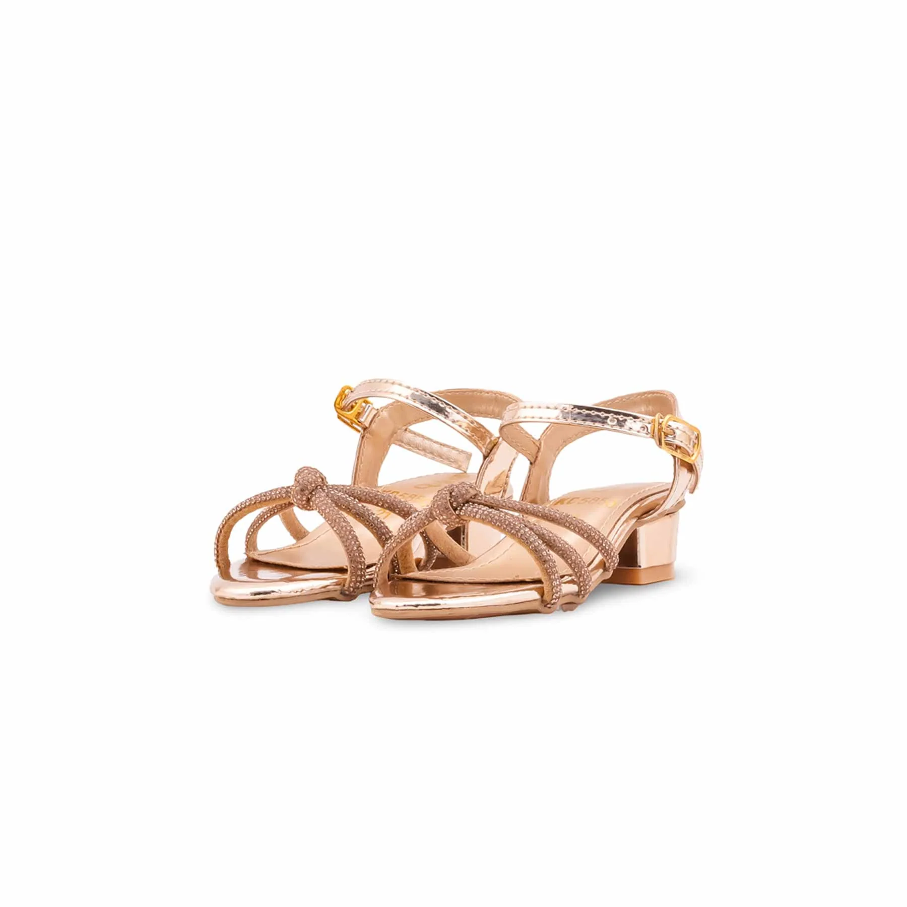 Girls Golden Fancy Sandal KD5850 - Image 3