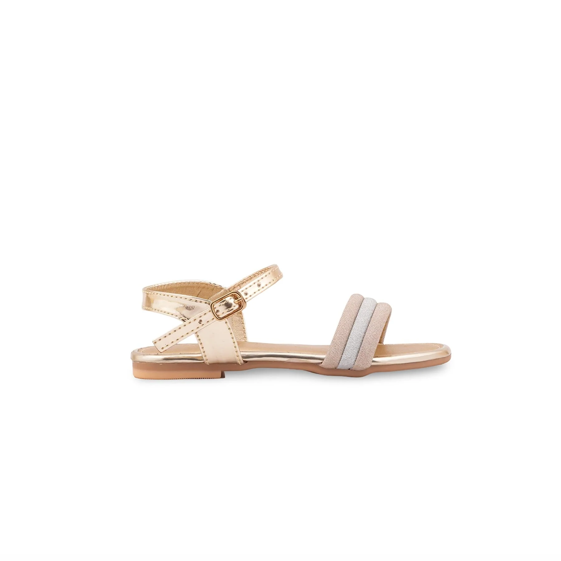 Girls Golden Fancy Sandal KD5877 - Image 2