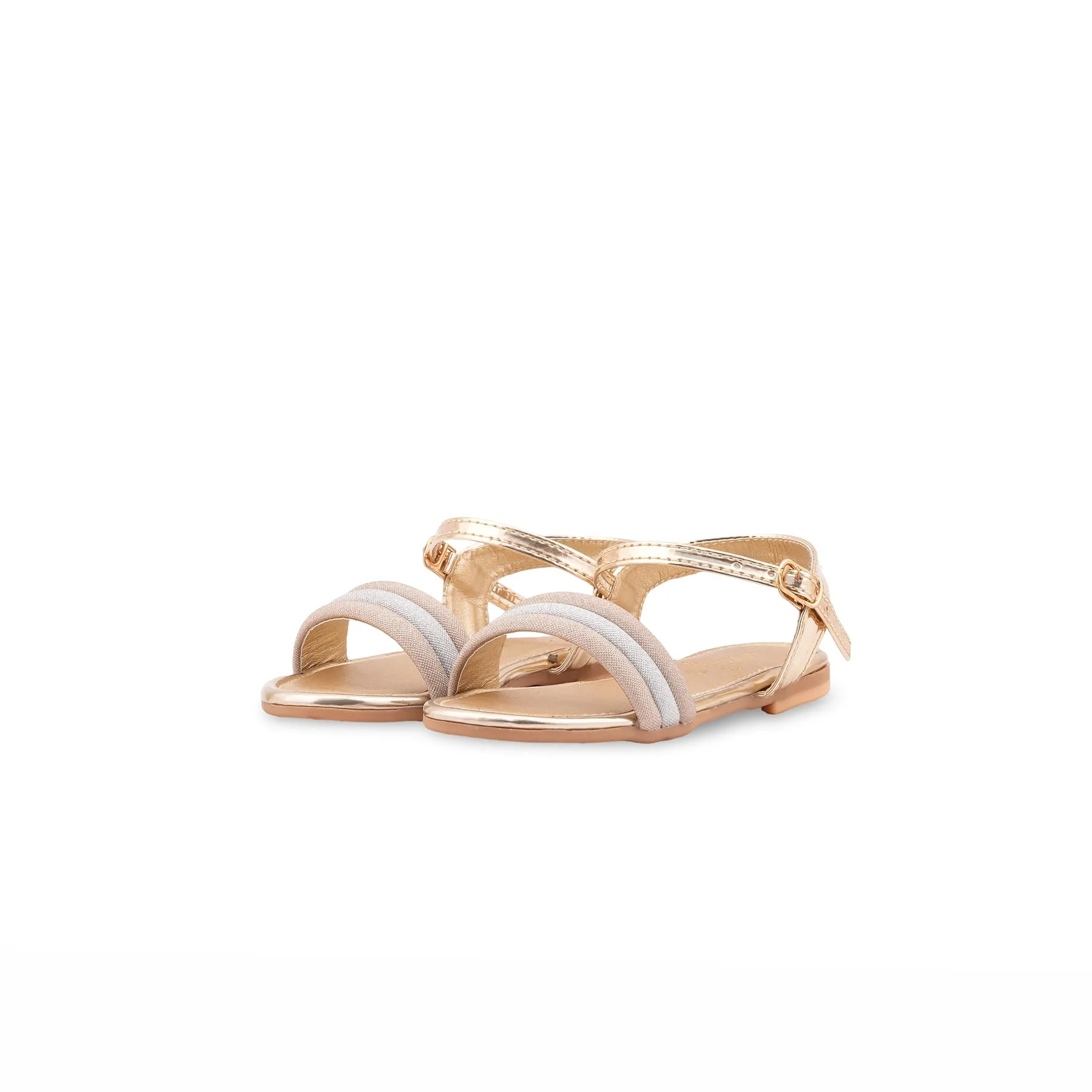 Girls Golden Fancy Sandal KD5877 - Image 3