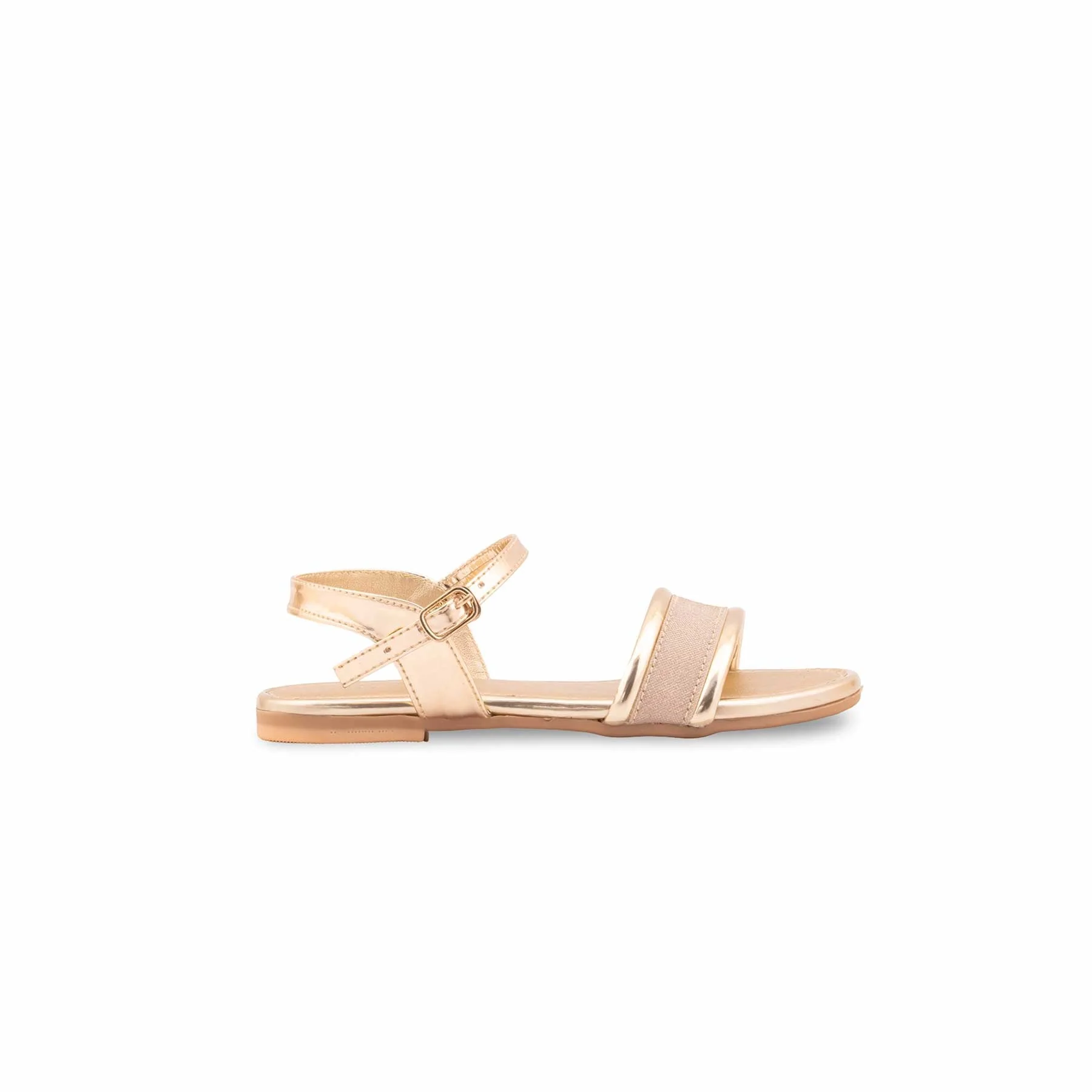 Girls Golden Fancy Sandal KD5879 - Image 2