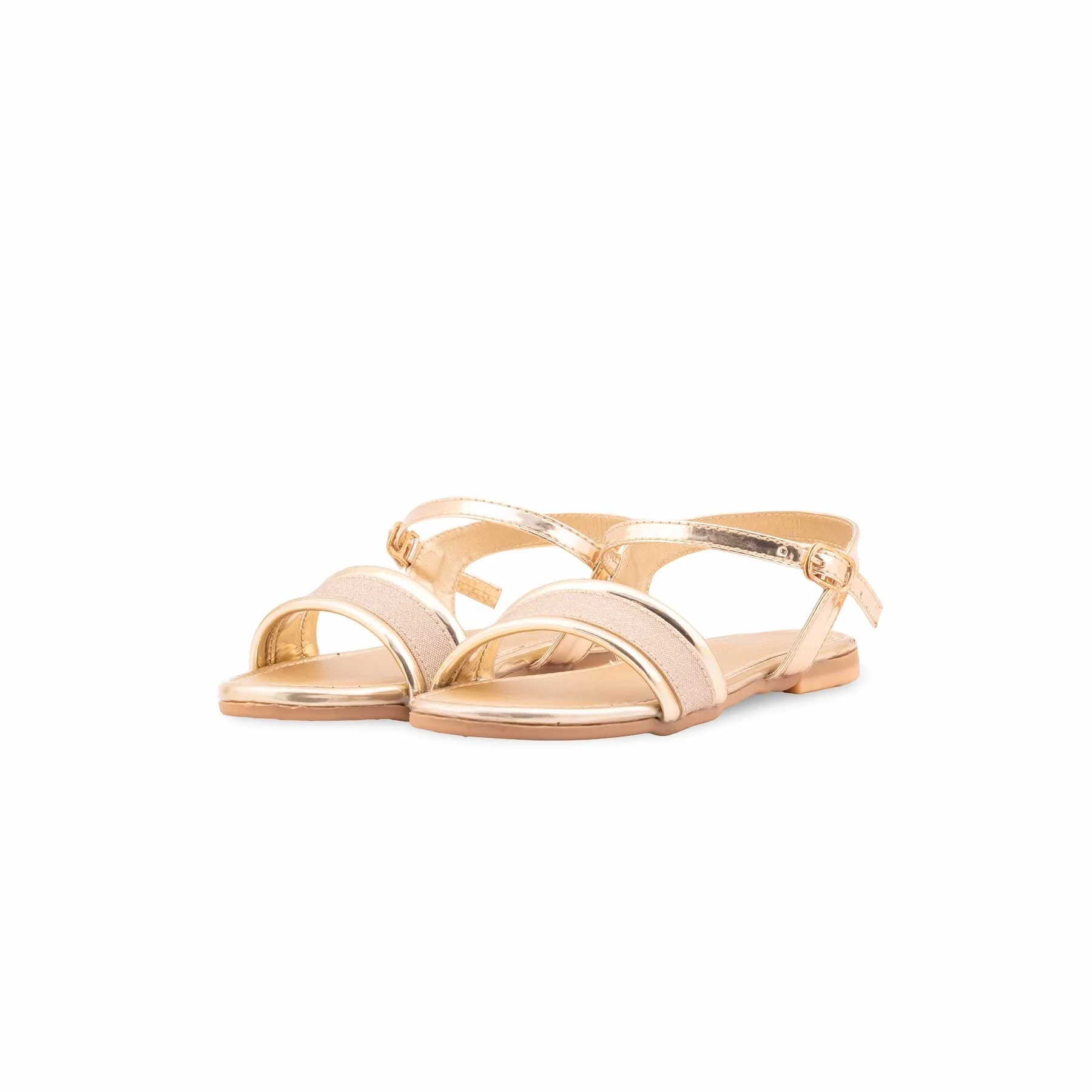 Girls Golden Fancy Sandal KD5879 - Image 3