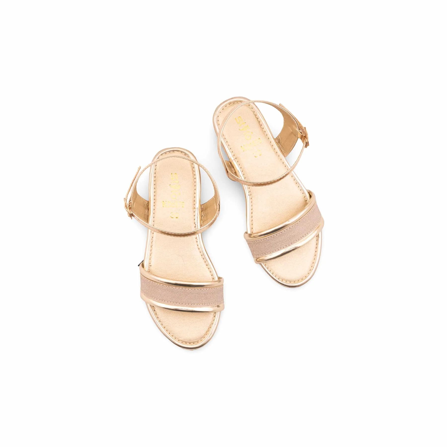 Girls Golden Fancy Sandal KD5879 - Image 5