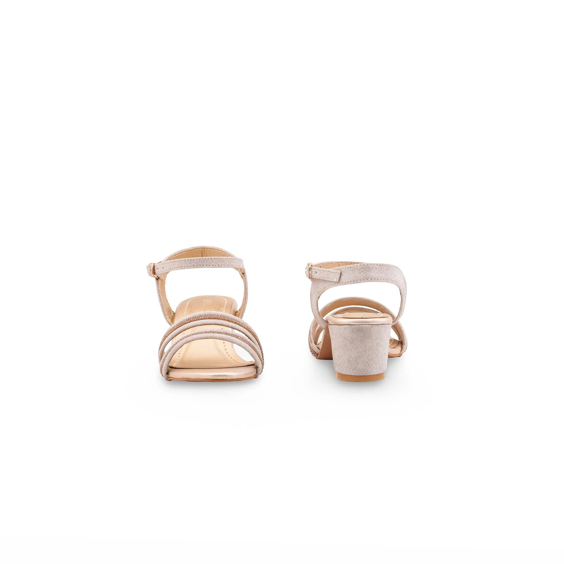 Girls Golden Fancy Sandal KD5928 - Image 4