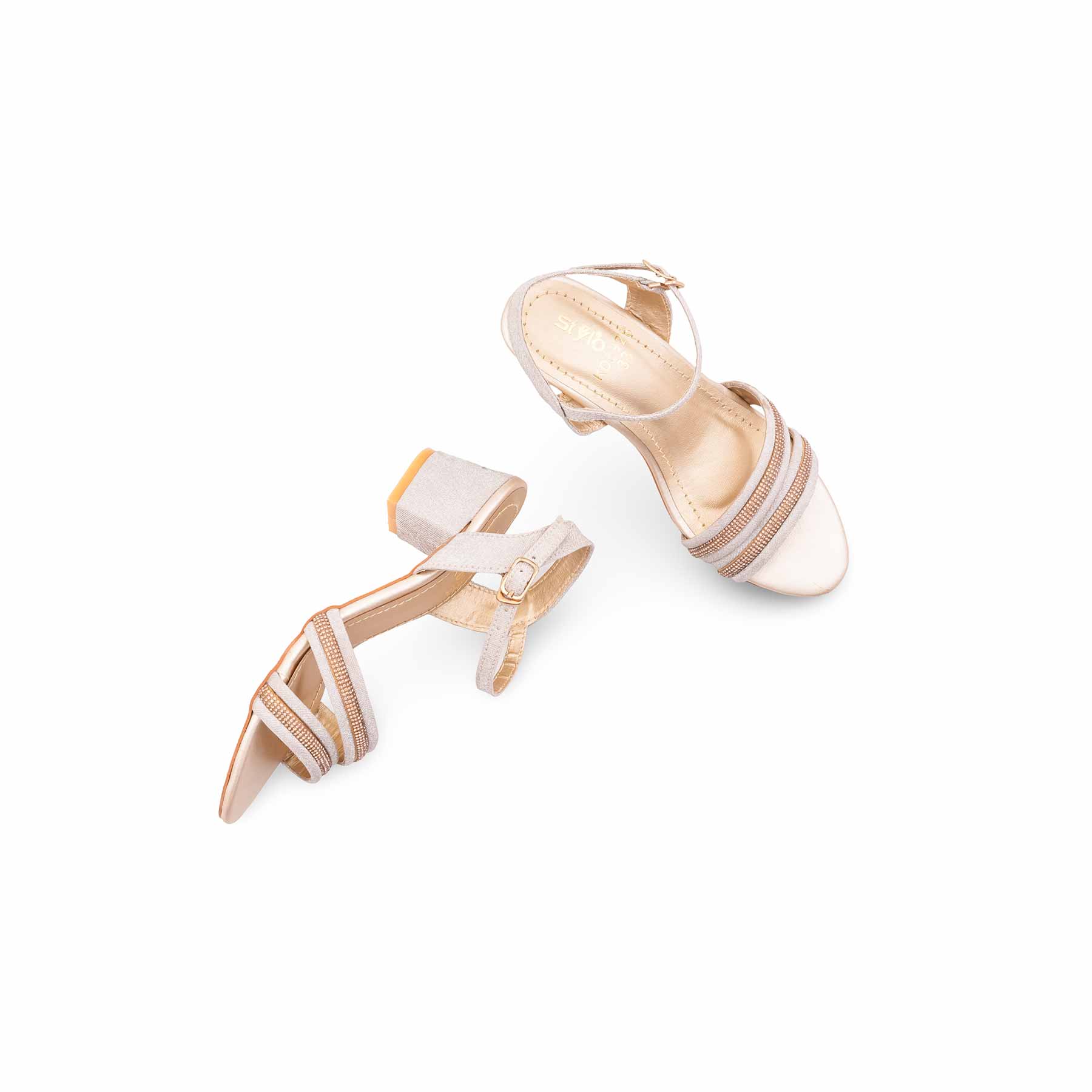 Girls Golden Fancy Sandal KD5928 - Image 5