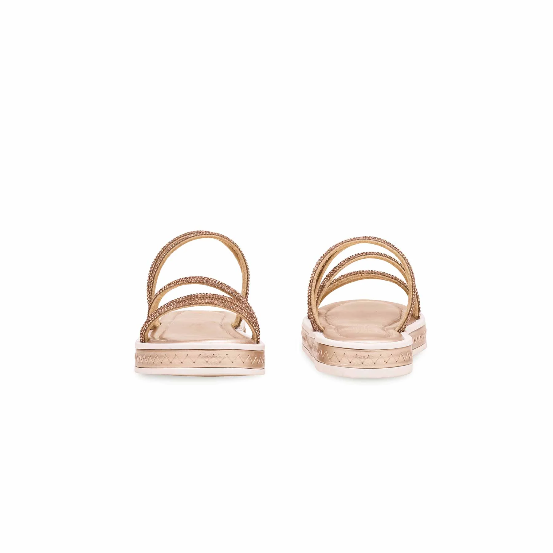 Girls Golden Fancy Slipper KD5523 - Image 4