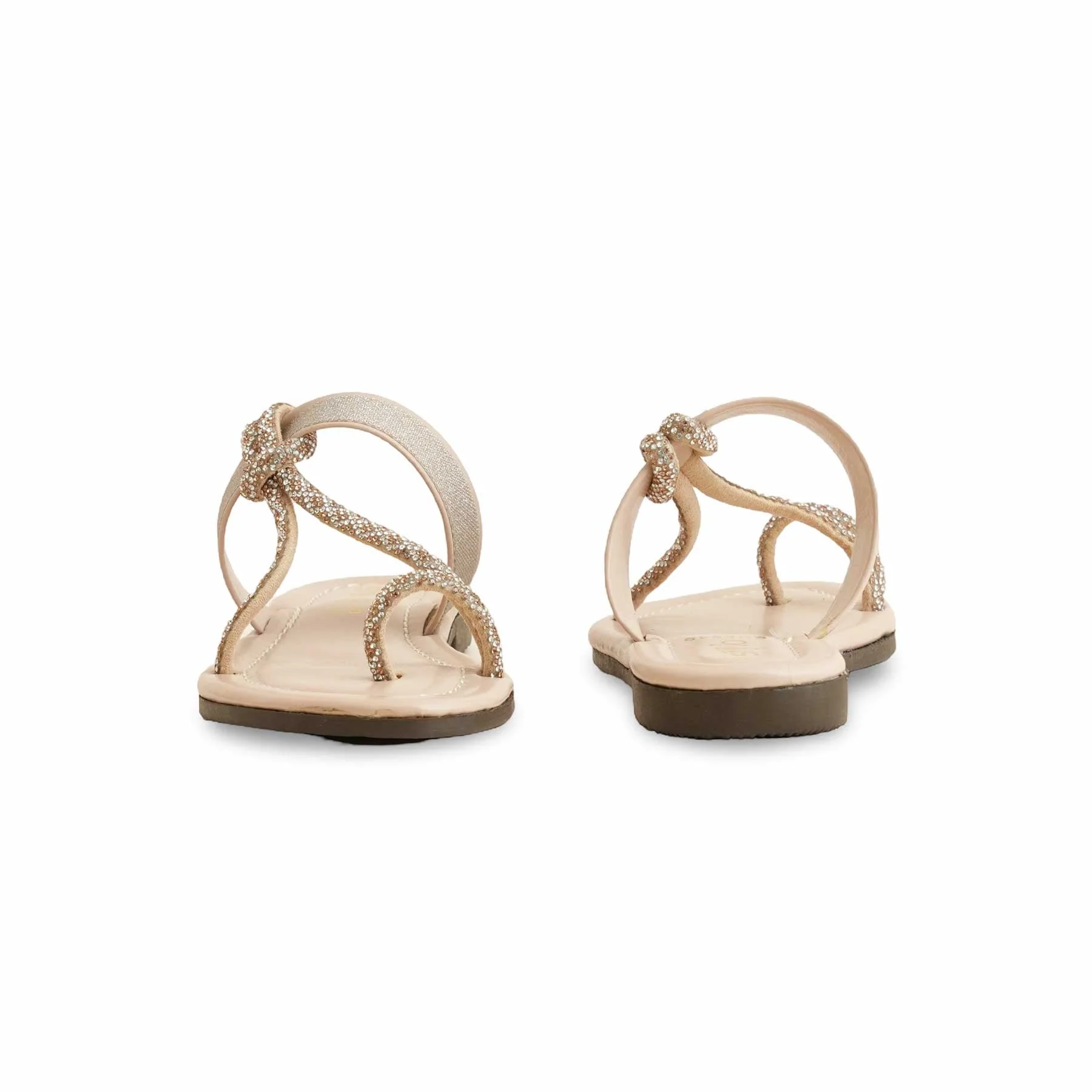 Girls Golden Fancy Slipper KD5549 - Image 4