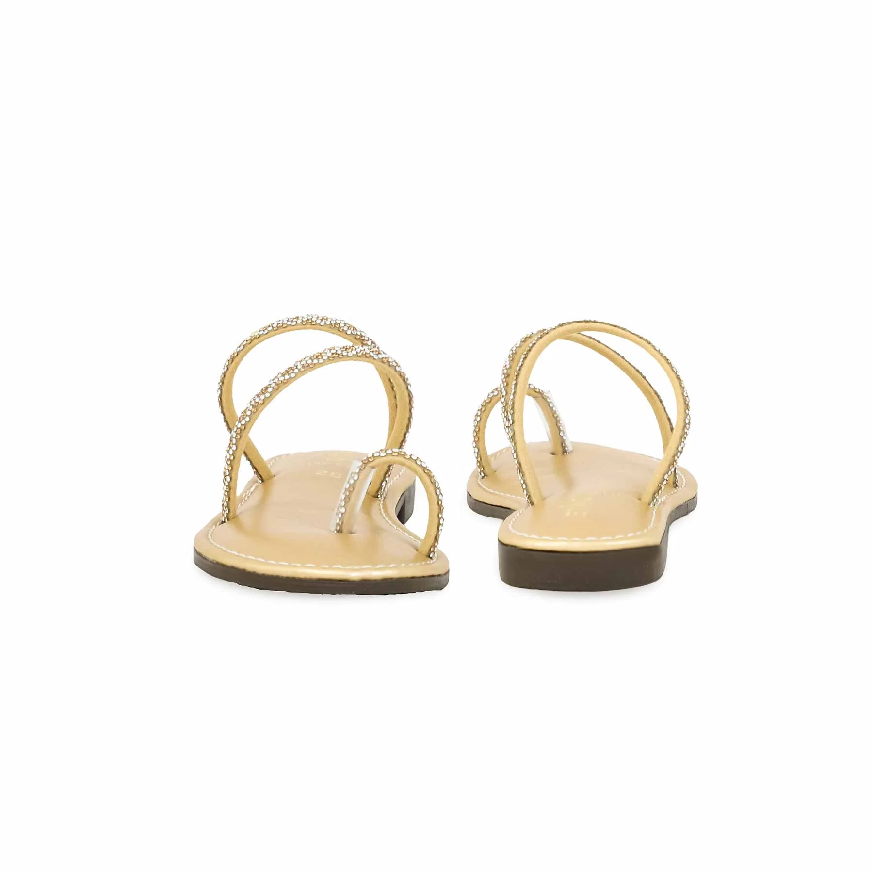 Girls Golden Fancy Slipper KD5590 - Image 4