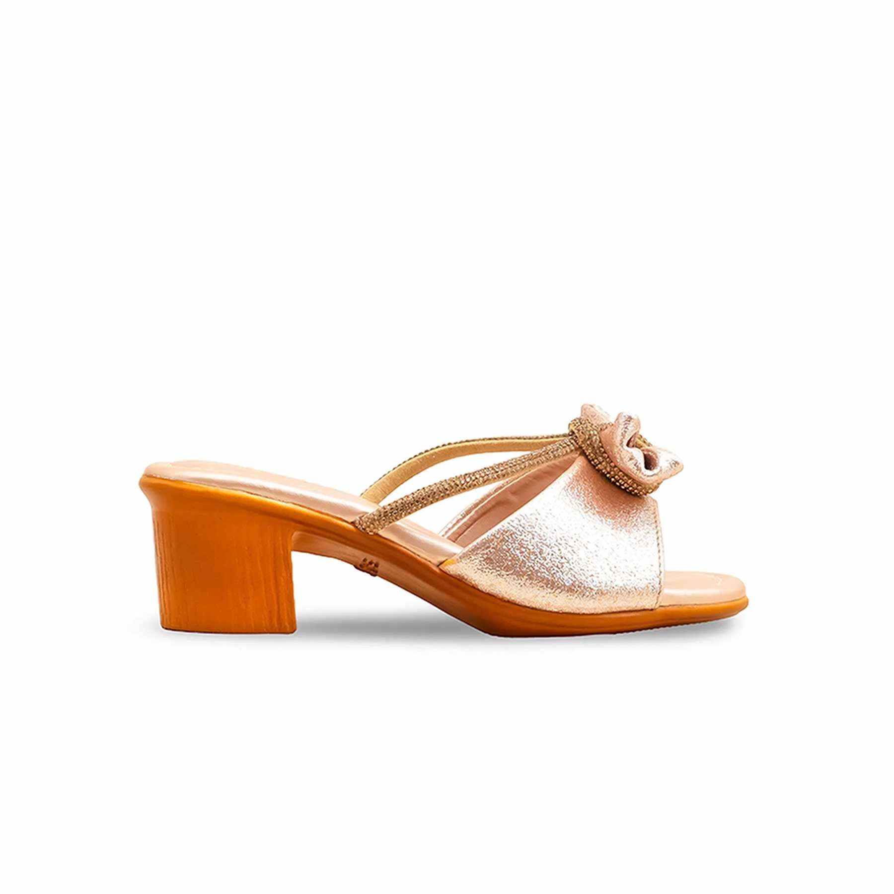Girls Golden Fancy Slipper KD5654 - Image 2
