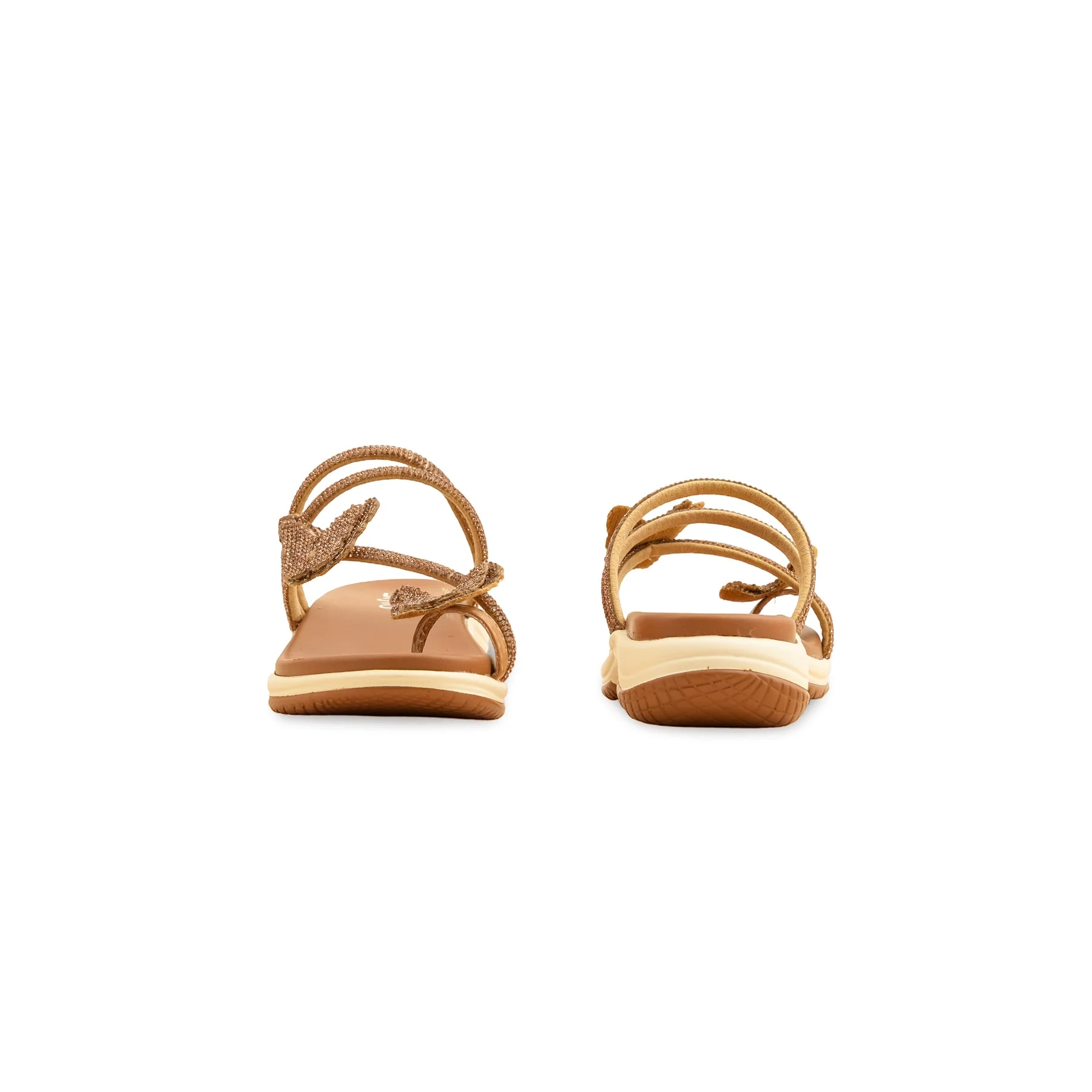 Girls Golden Fancy Slipper KD5717 - Image 4
