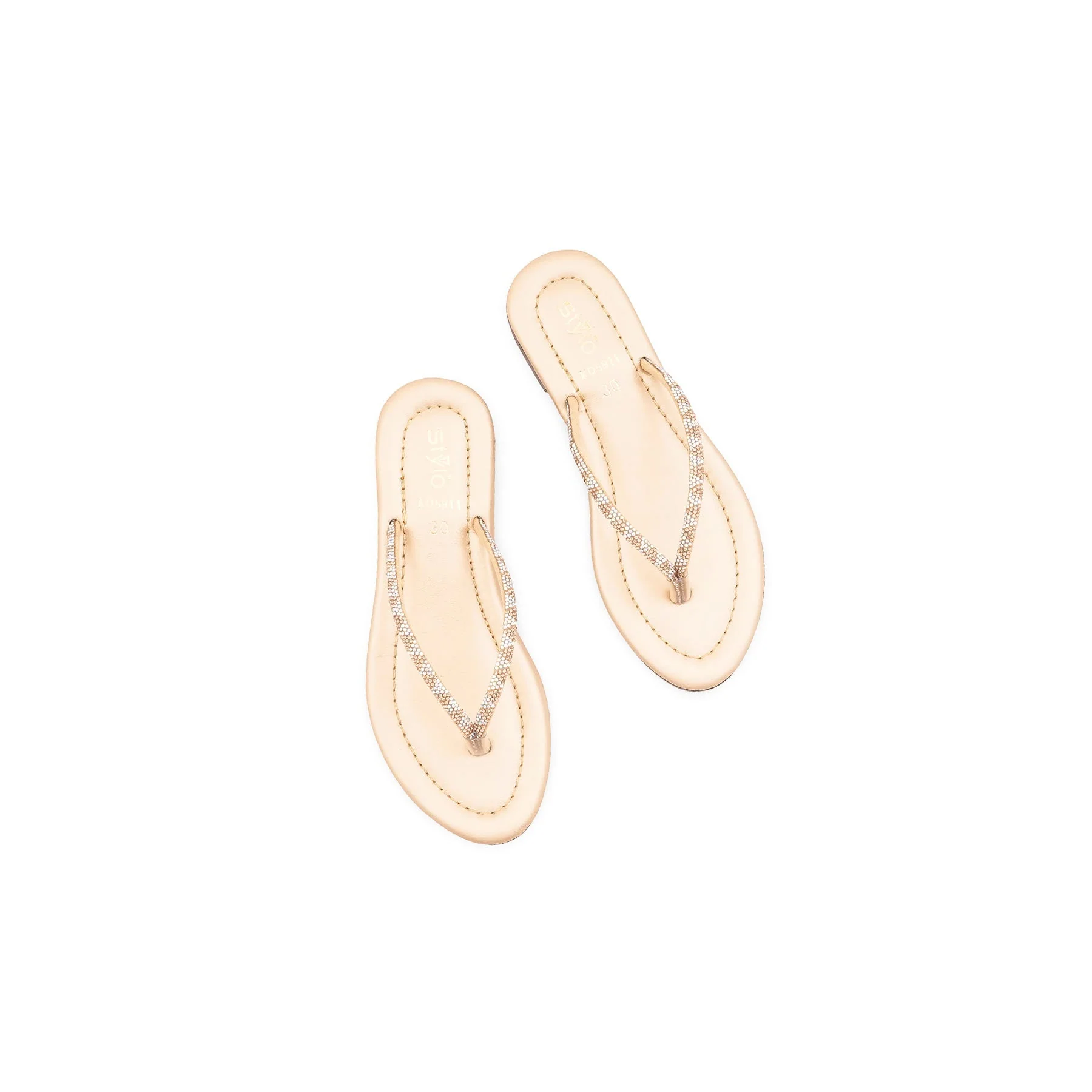 Girls Golden Fancy Slipper KD5911 - Image 5