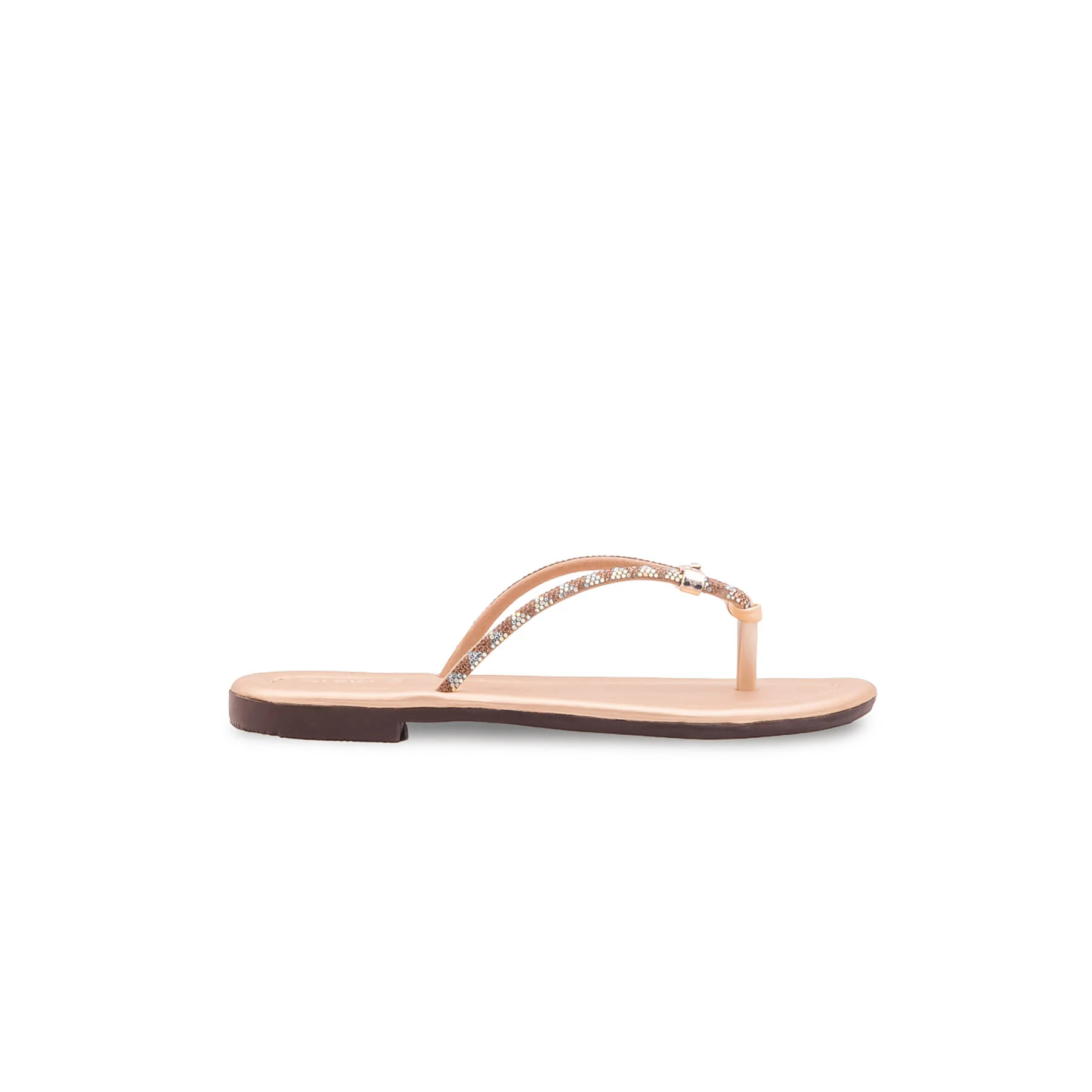 Girls Golden Fancy Slipper KD5917 - Image 2