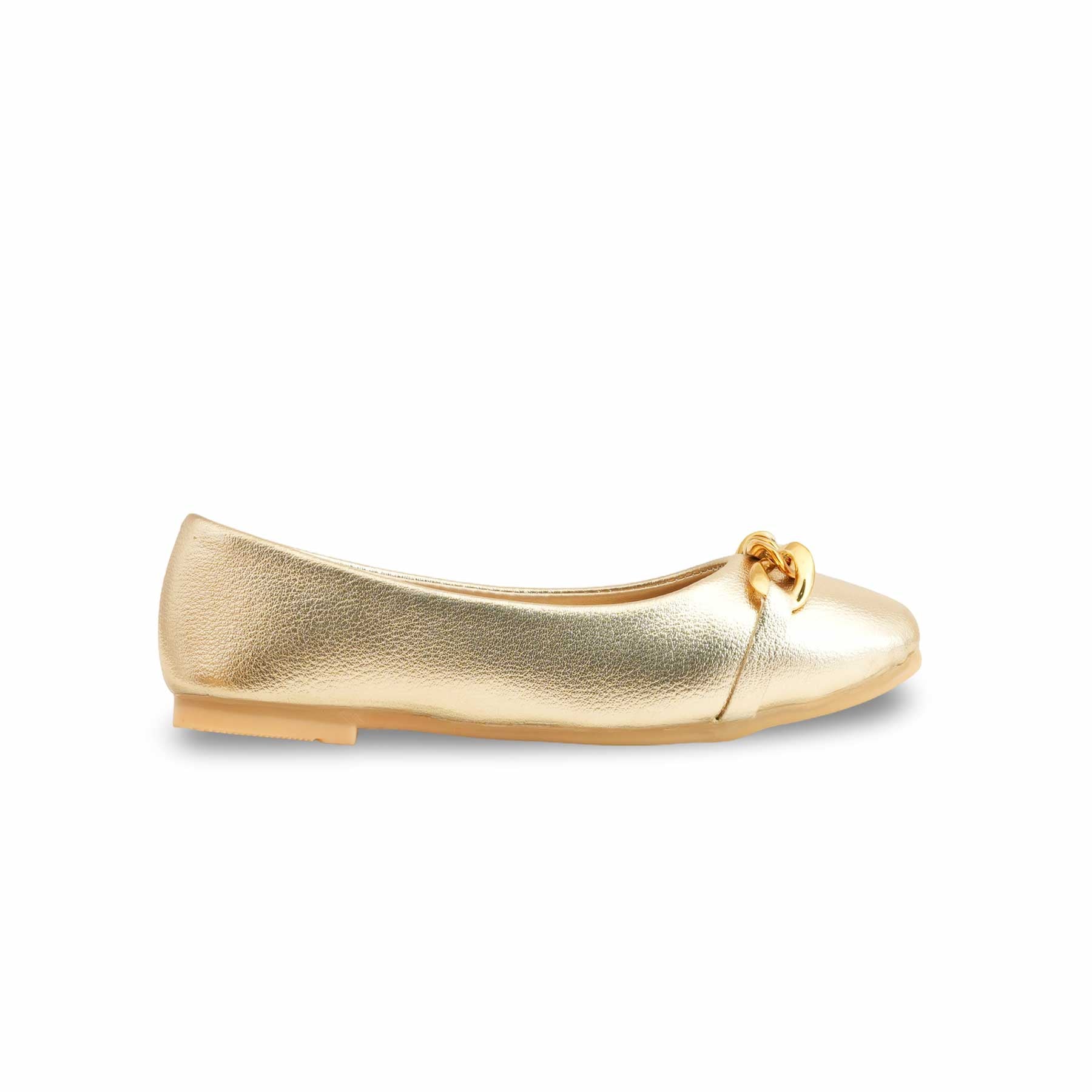 Girls Golden Formal Pumps KD2262
