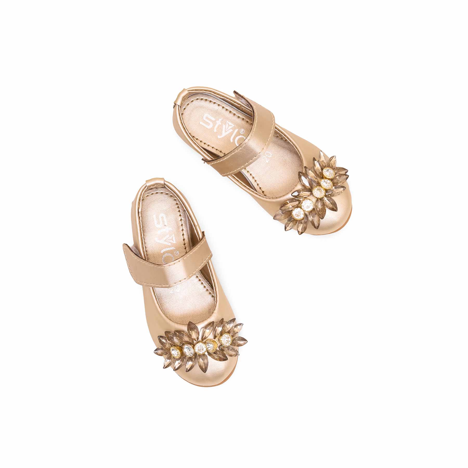 Girls Golden Formal Pumps KD2350 - Image 5