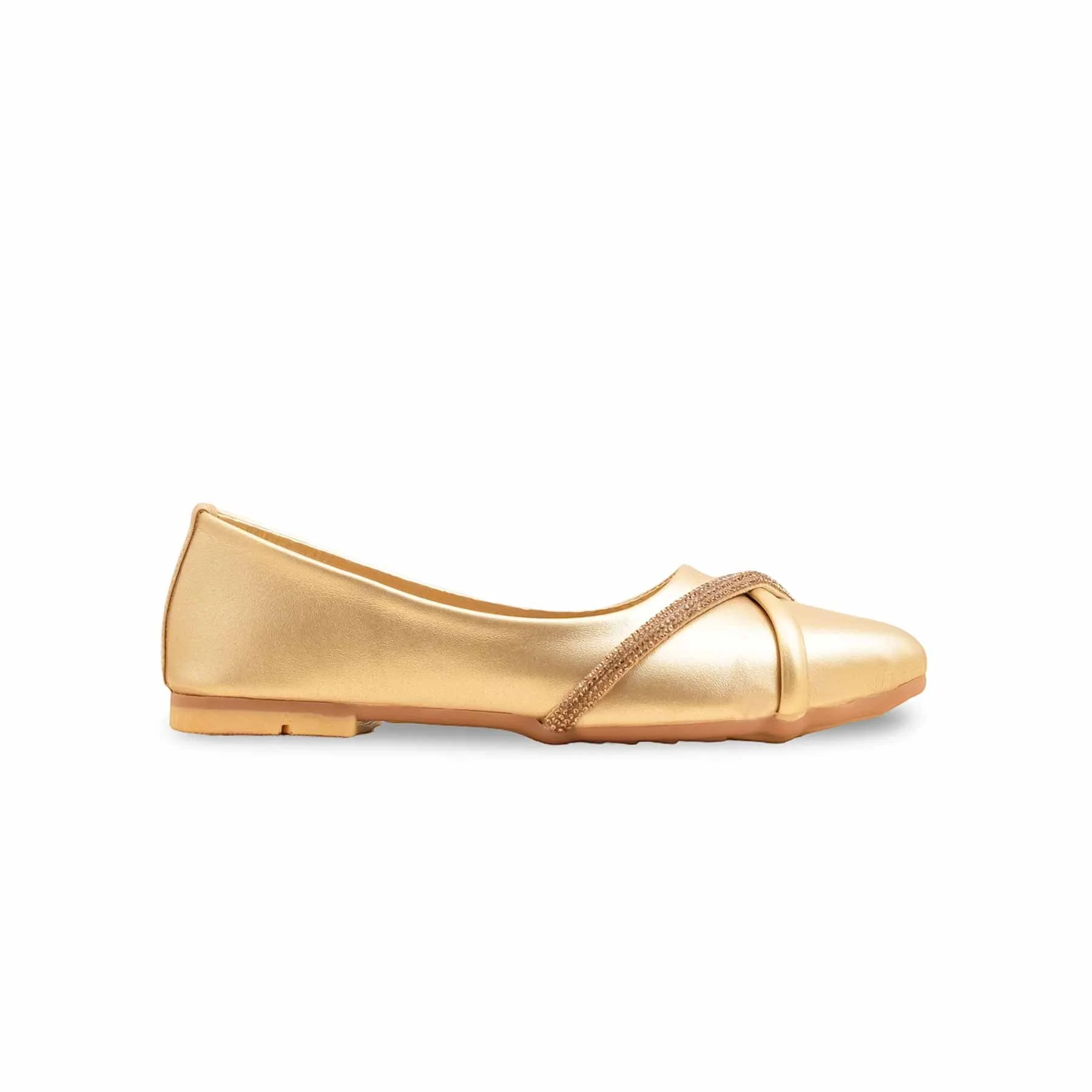 Girls Golden Formal Pumps KD2572 - Image 2