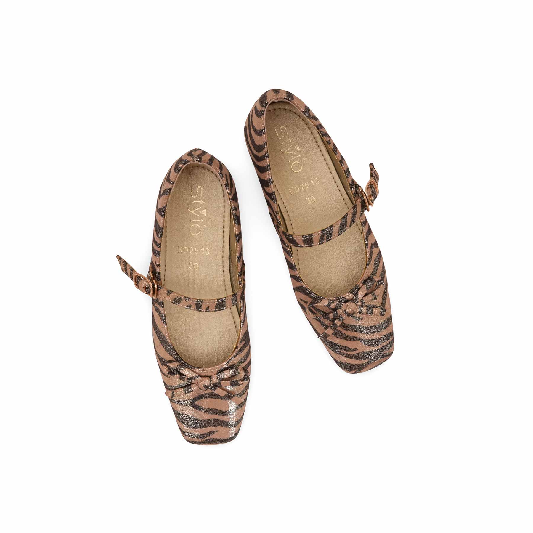 Girls Golden Formal Pumps KD2616 - Image 5