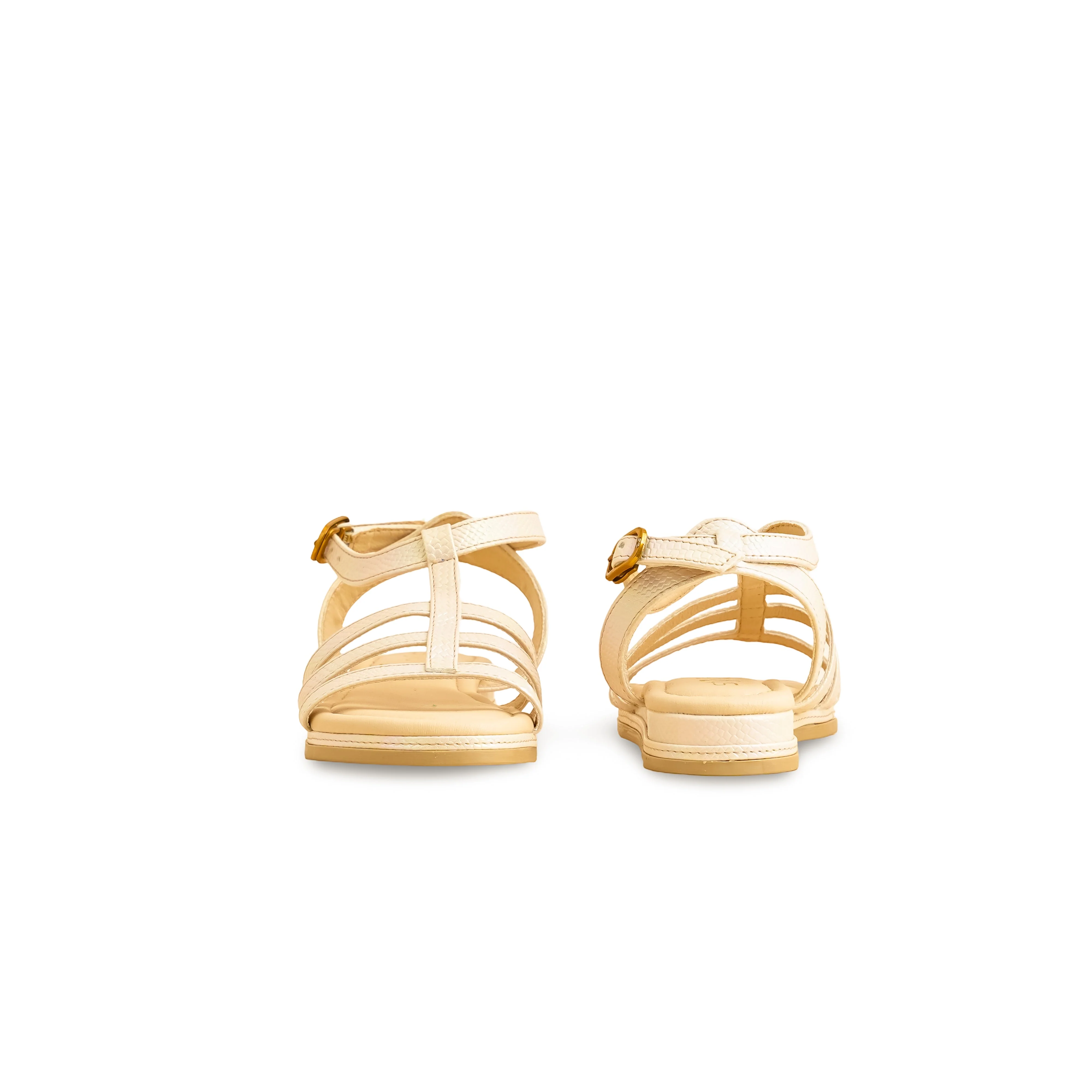 Girls Golden Formal Sandal KD5646 - Image 4