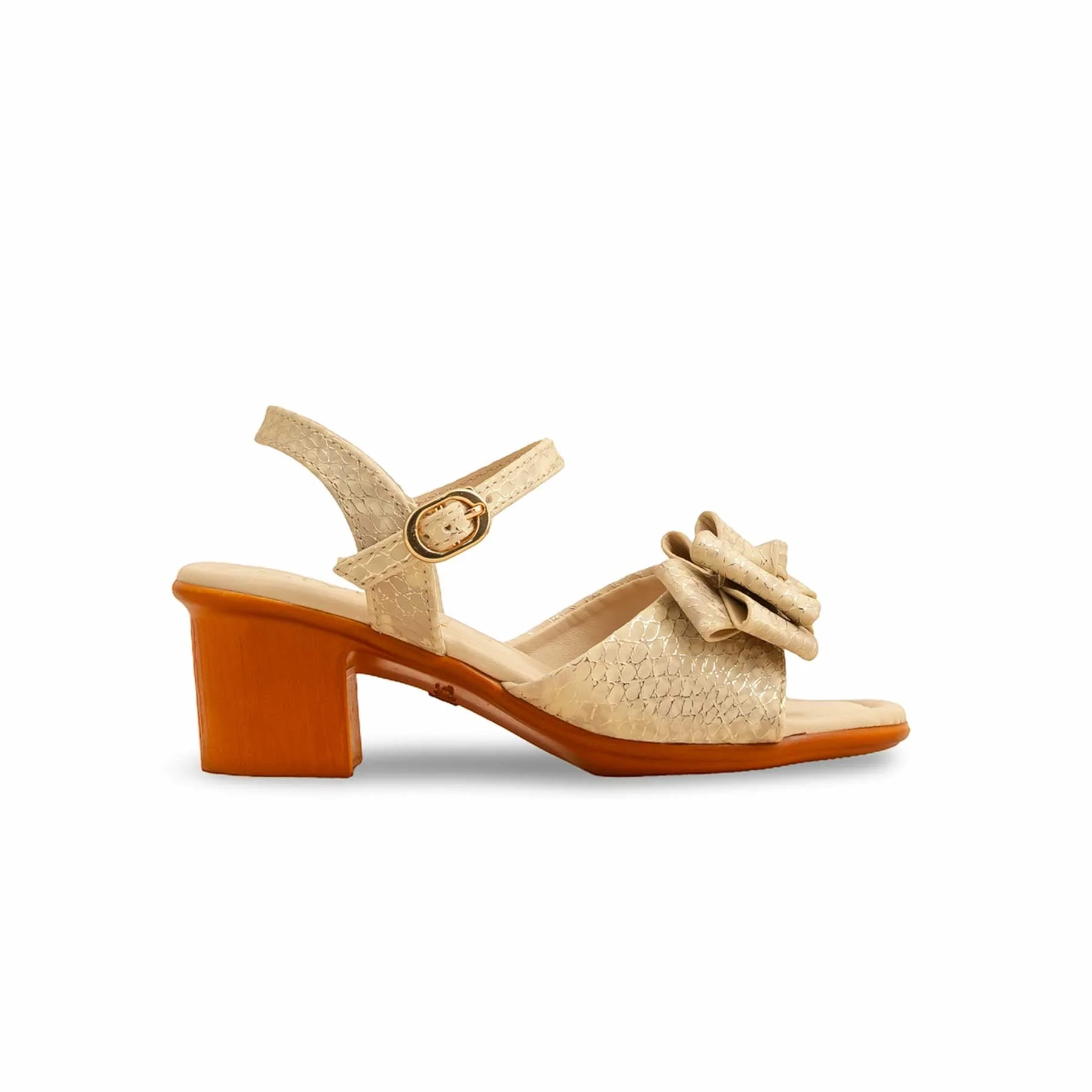 Girls Golden Formal Sandal KD5650 - Image 2