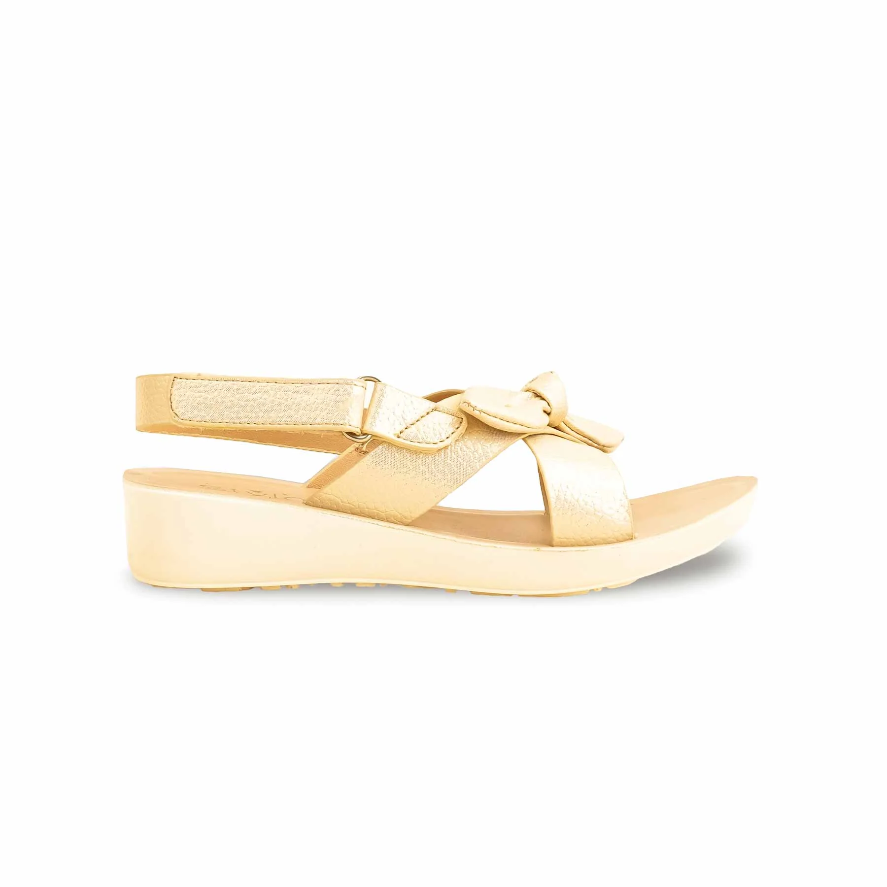 Girls Golden Formal Sandal KD5661 - Image 2
