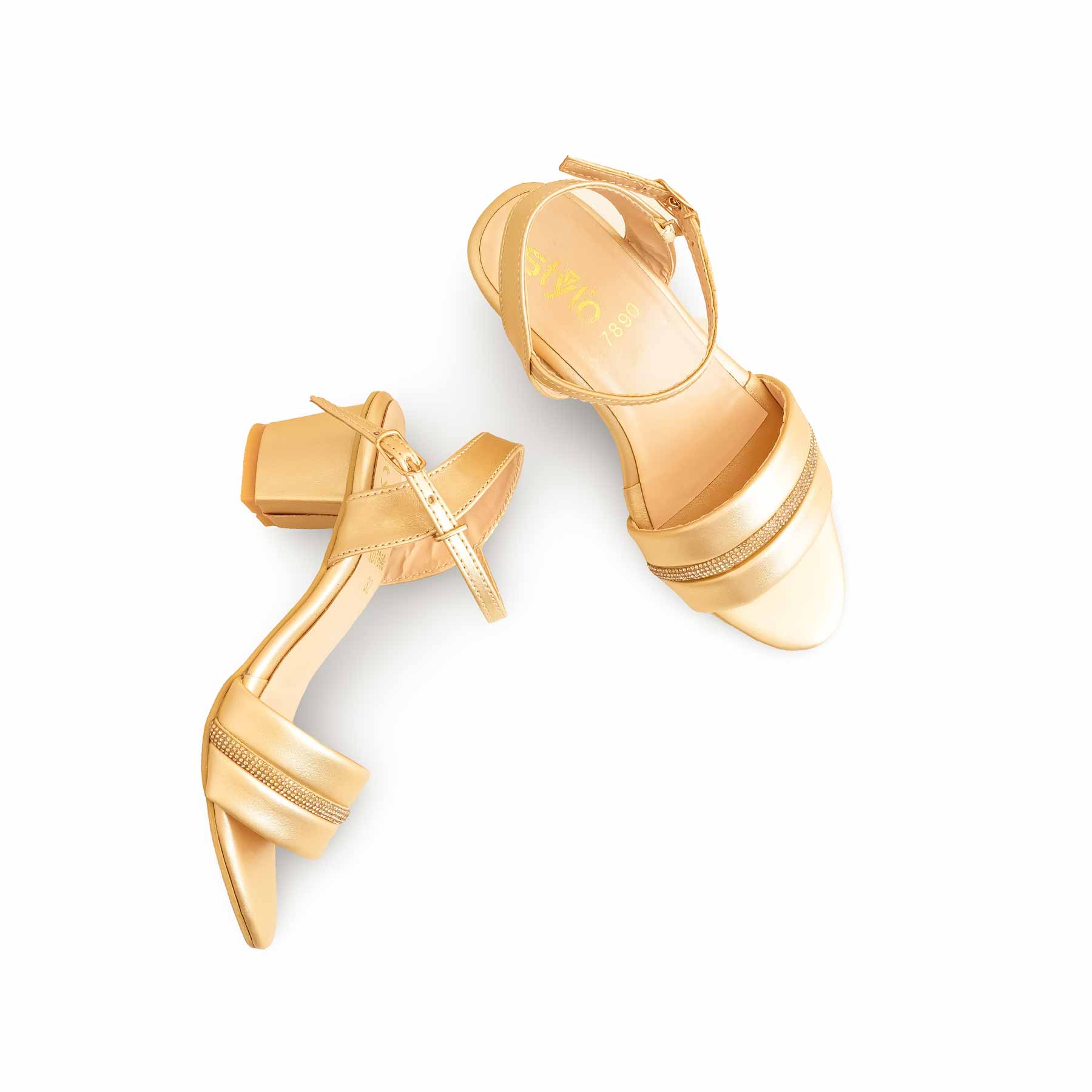 Girls Golden Formal Sandal KD7890 - Image 4