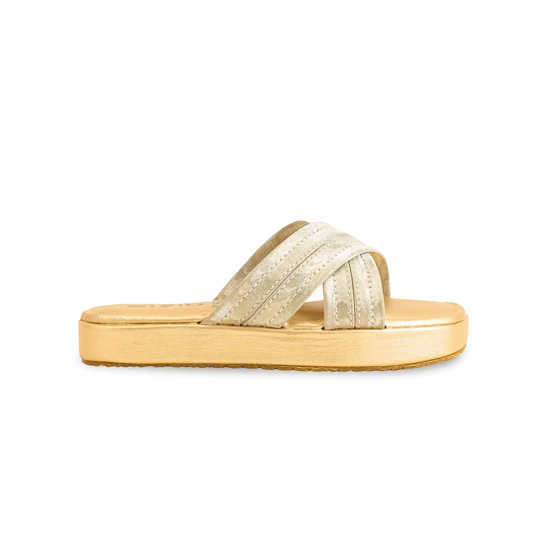 Girls Golden Formal Slipper KD5562 - Image 2