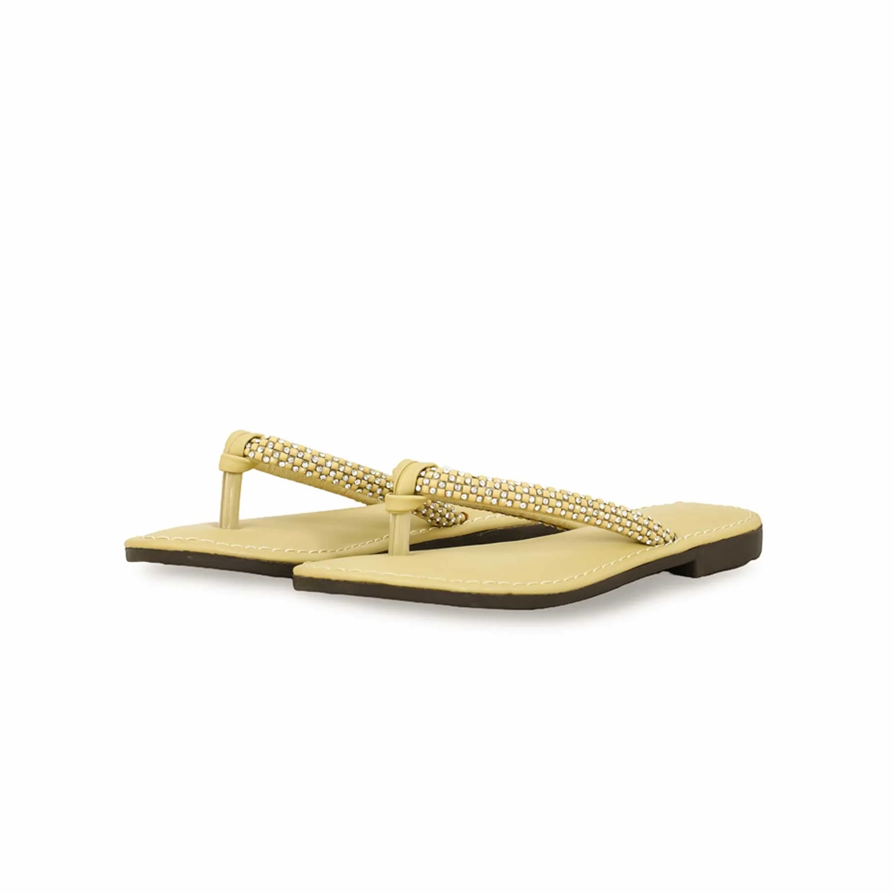 Girls Golden Formal Slipper KD5596 - Image 2