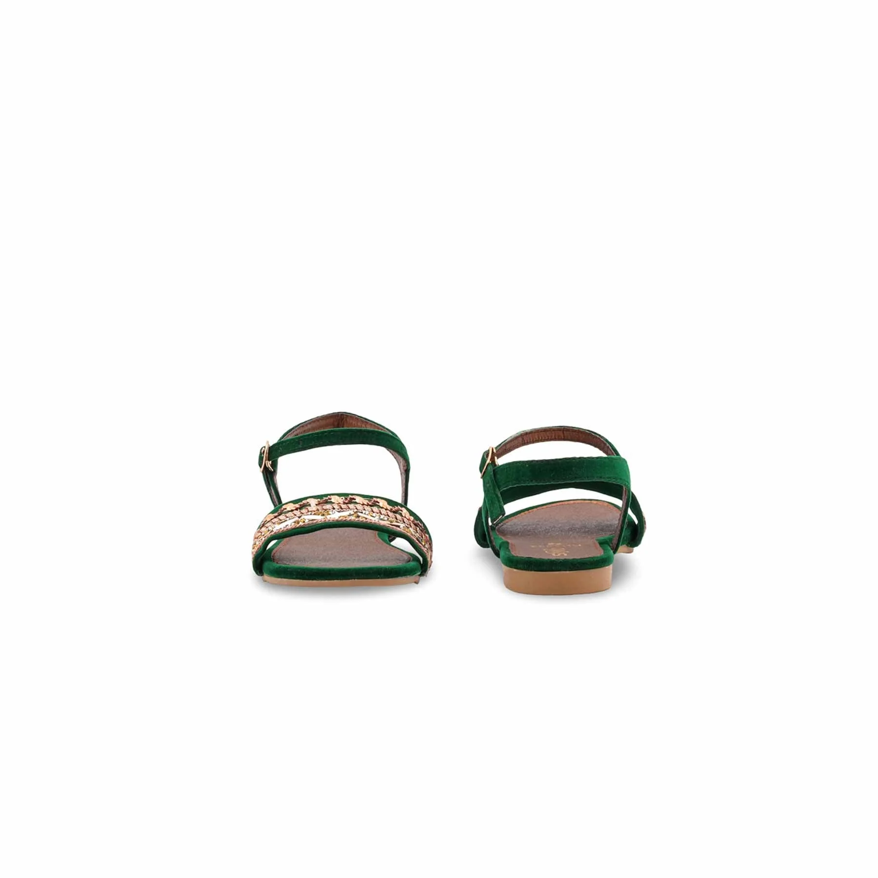 Girls Green Formal Sandal KD5882 - Image 4