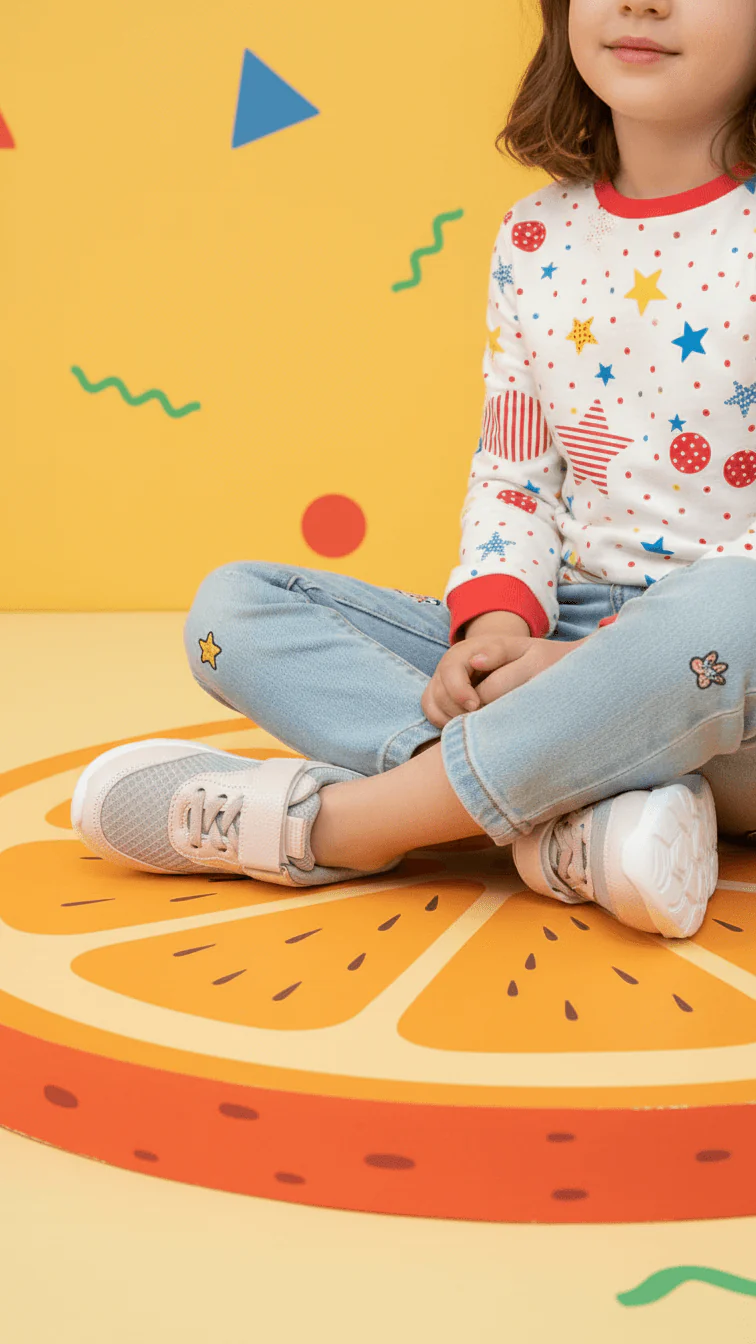 Girls Grey Casual Jogger KD1665