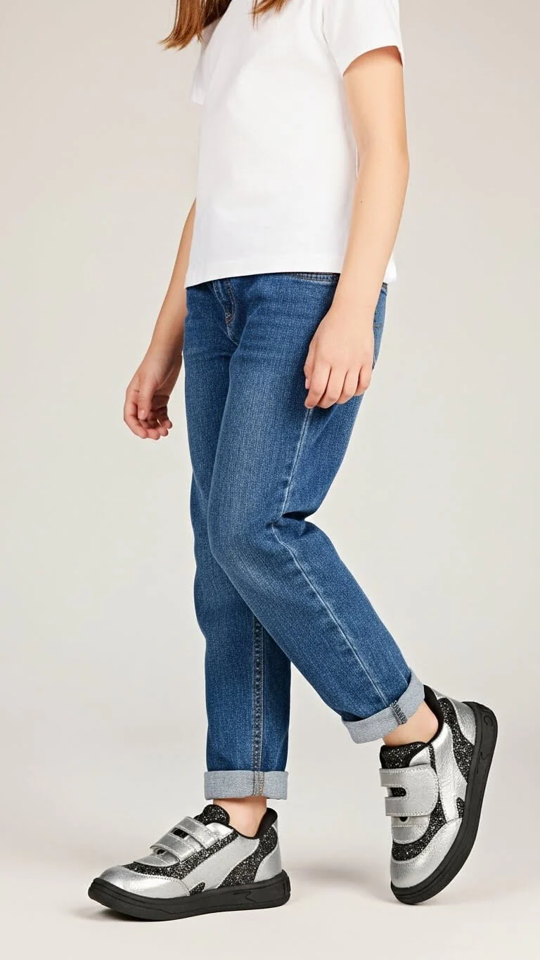 Girls Grey Casual Jogger KD1956