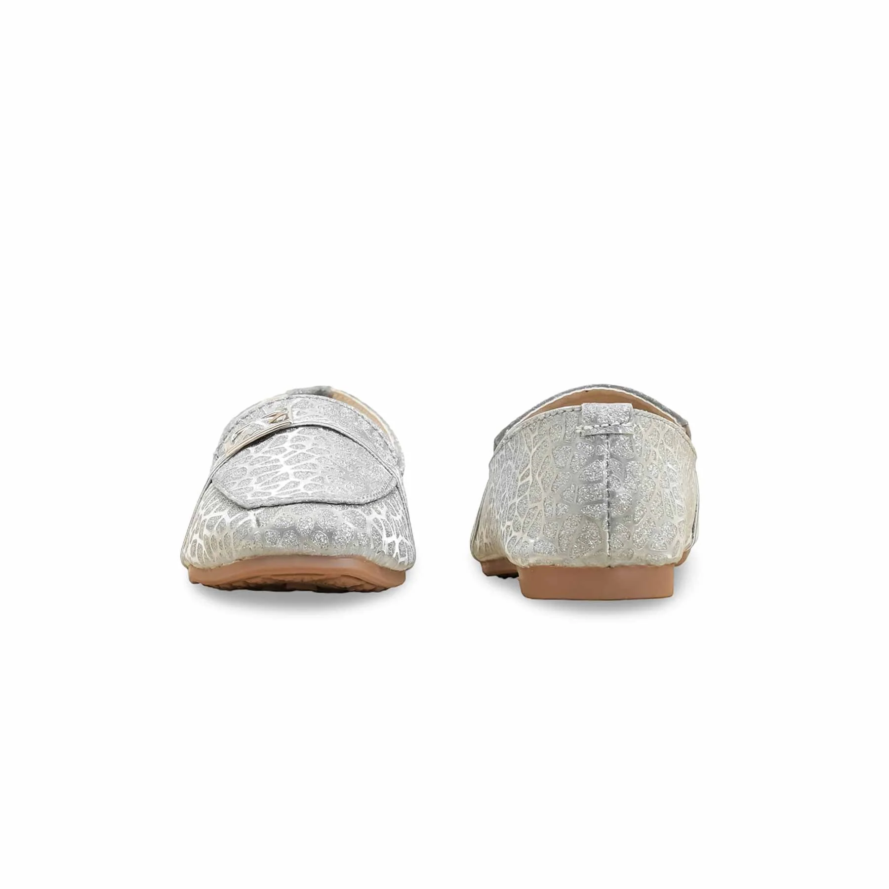 Girls Grey Fancy Moccasin KD2538 - Image 4