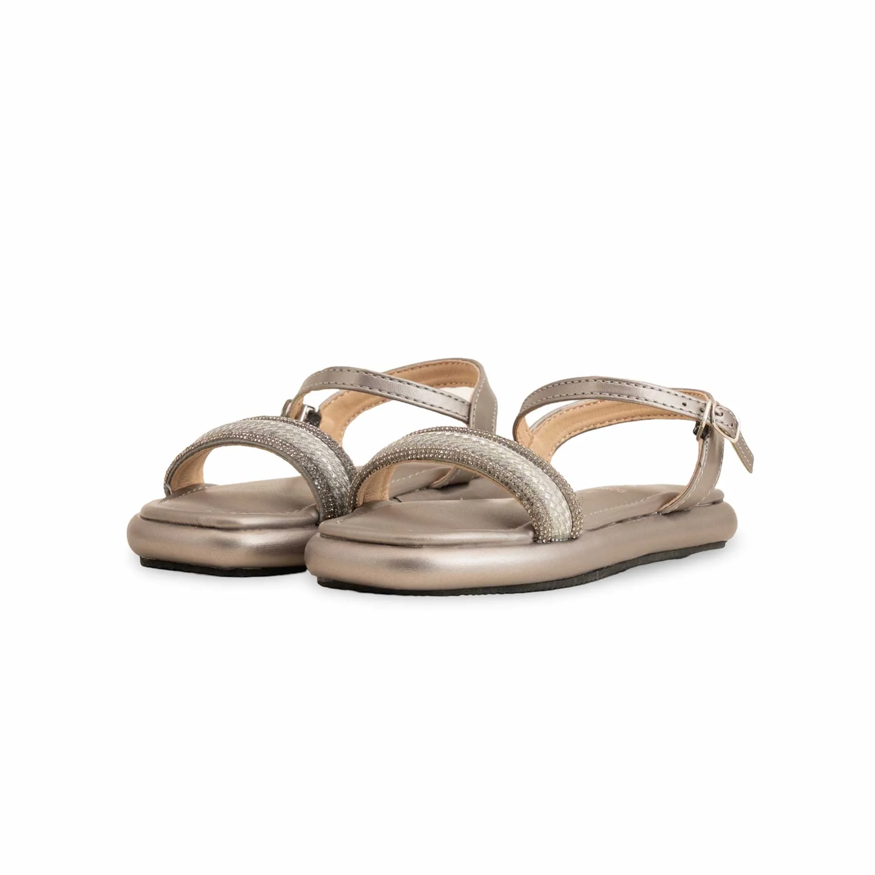 Girls Grey Fancy Sandal KD4806 - Image 3