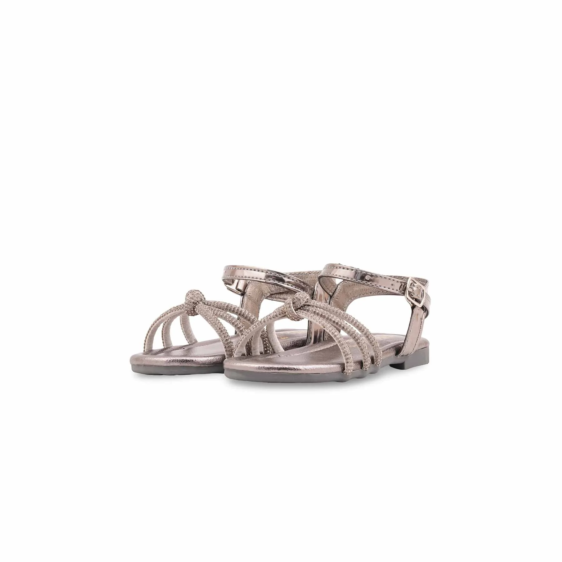 Girls Grey Fancy Sandal KD5848 - Image 3