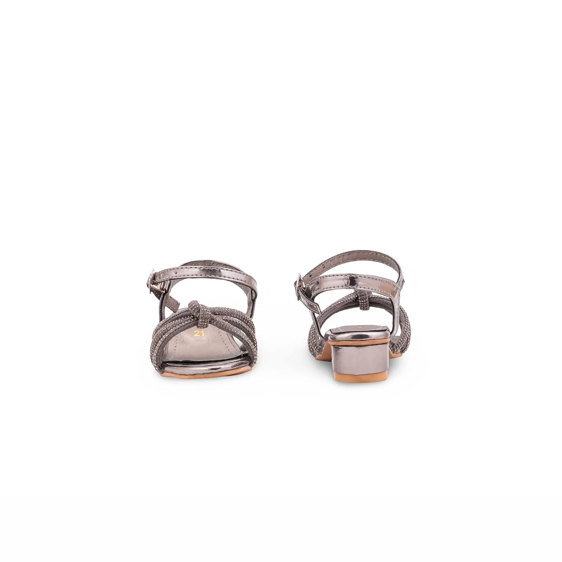 Girls Grey Fancy Sandal KD5850 - Image 4