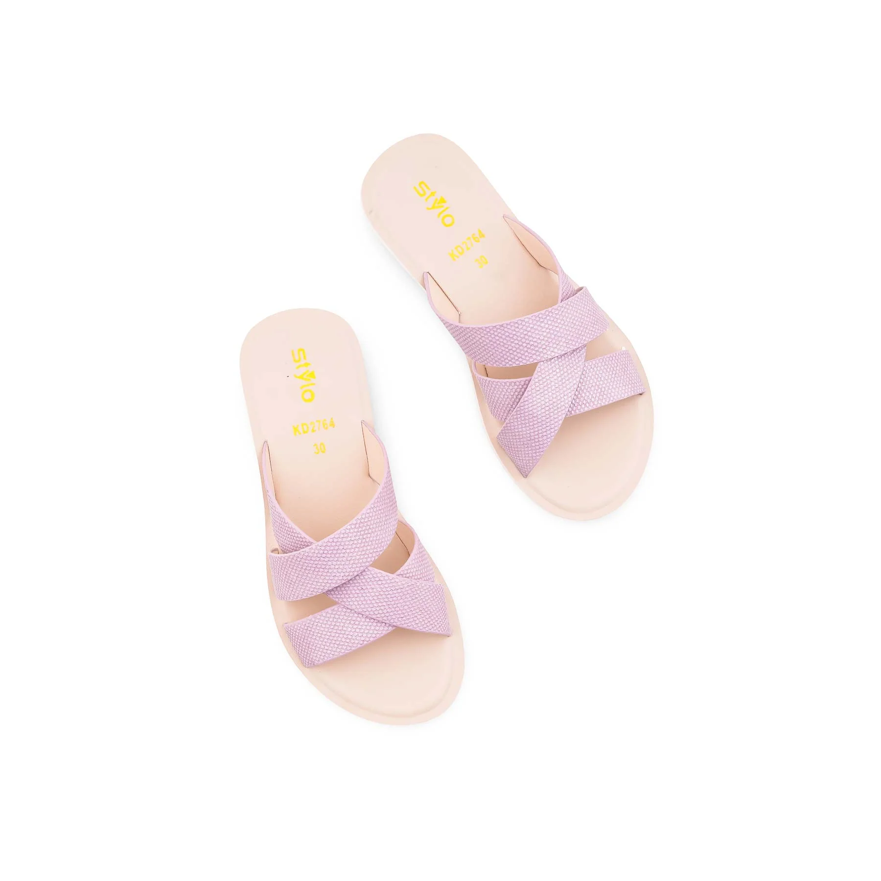 Girls Lilac Casual Slipper KD2764 - Image 5