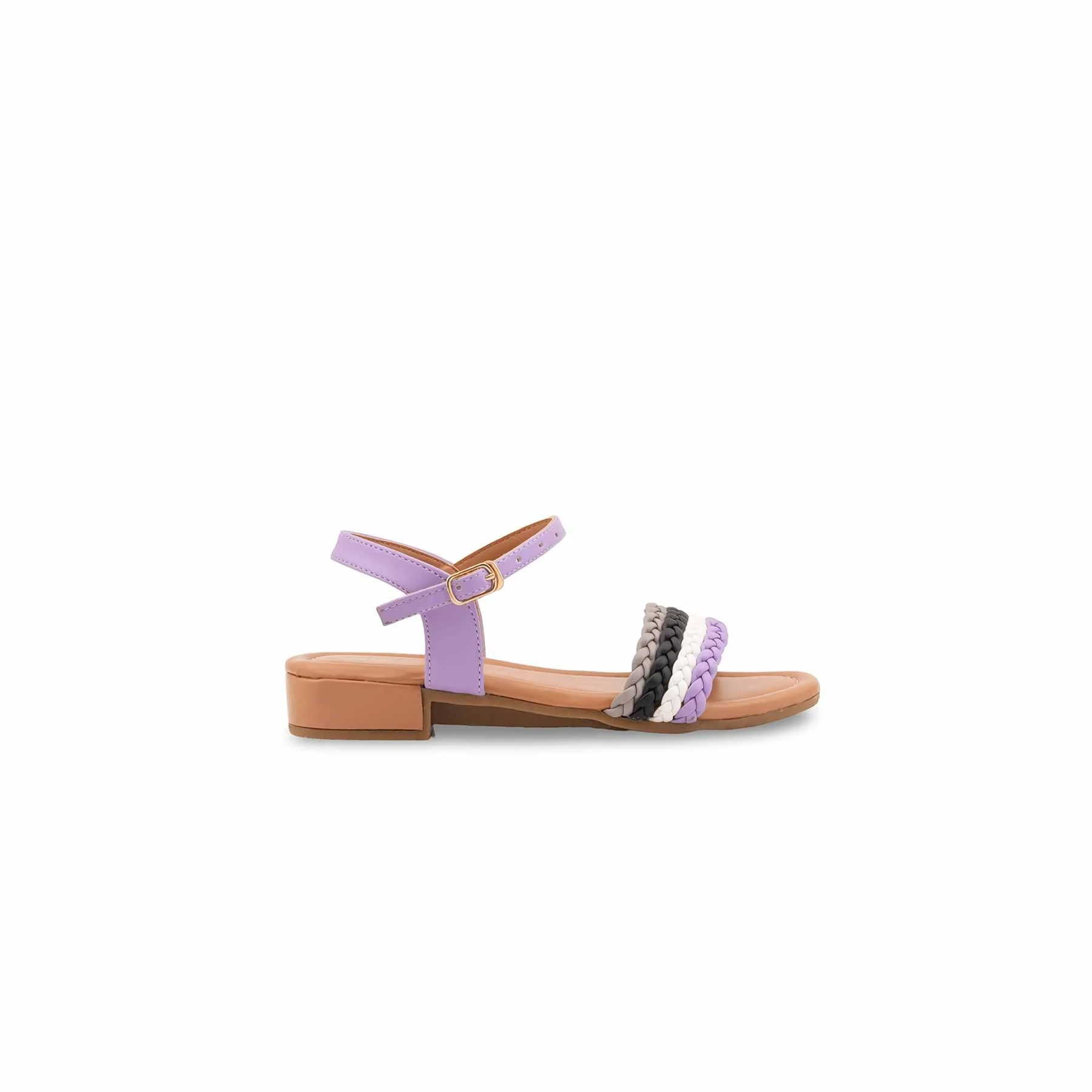 Girls Lilac Formal Sandal KD5896 - Image 2