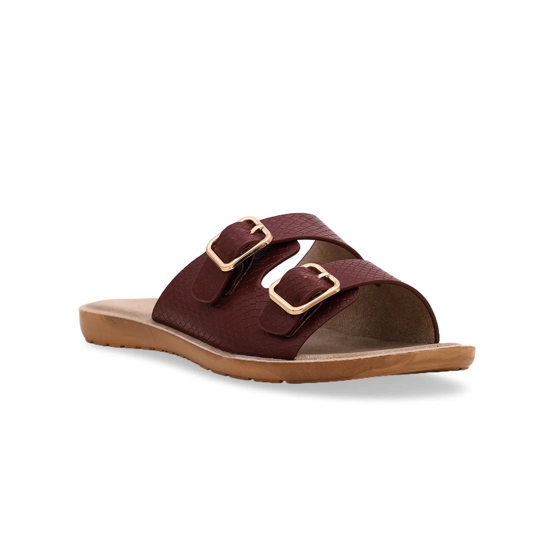 Girls Maroon Casual Slipper KD9693 - Image 2