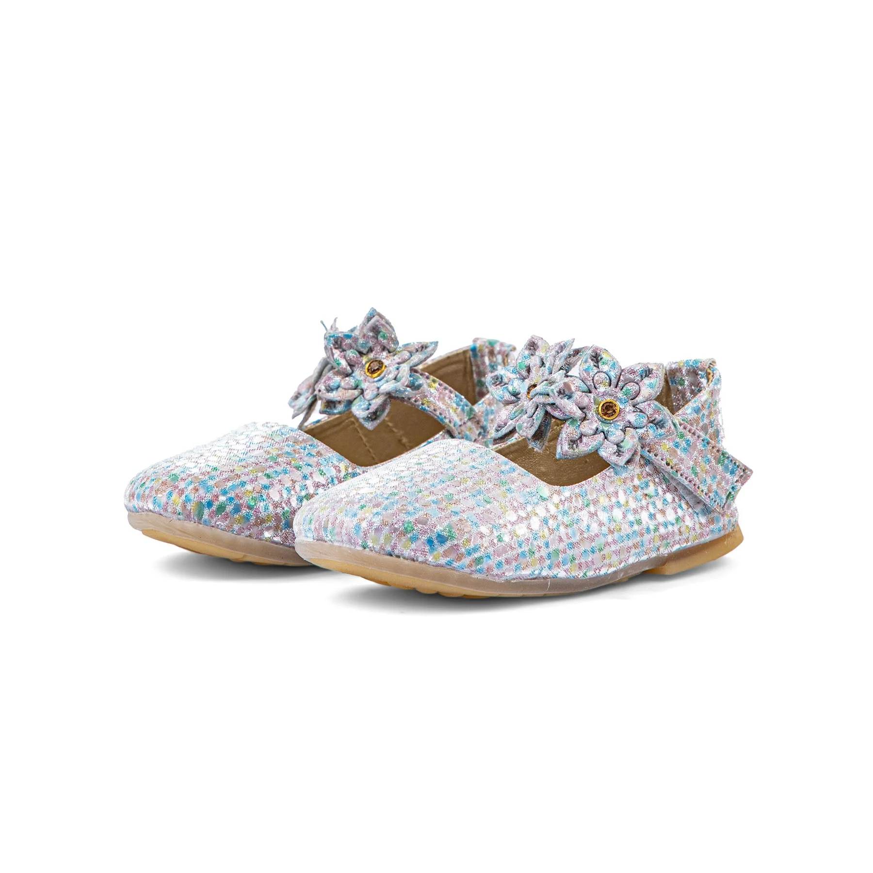 Girls Multy Fancy Pumps KD0903 - Image 2