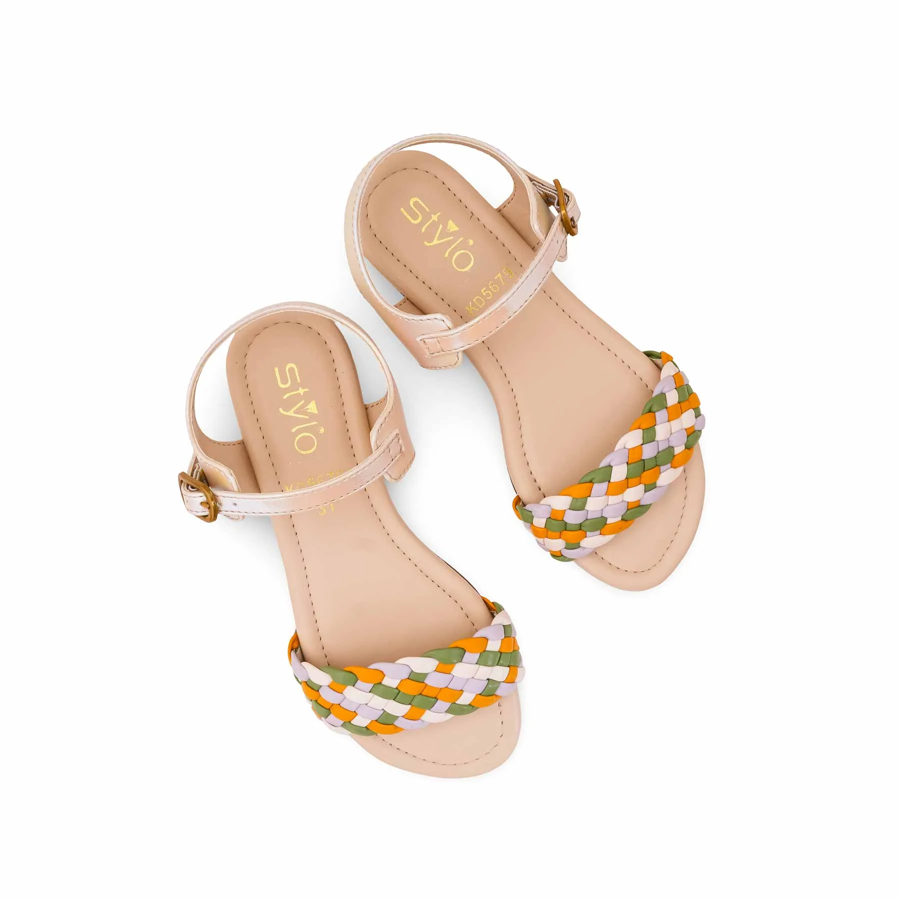 Girls Multy Formal Sandal KD5679 - Image 5