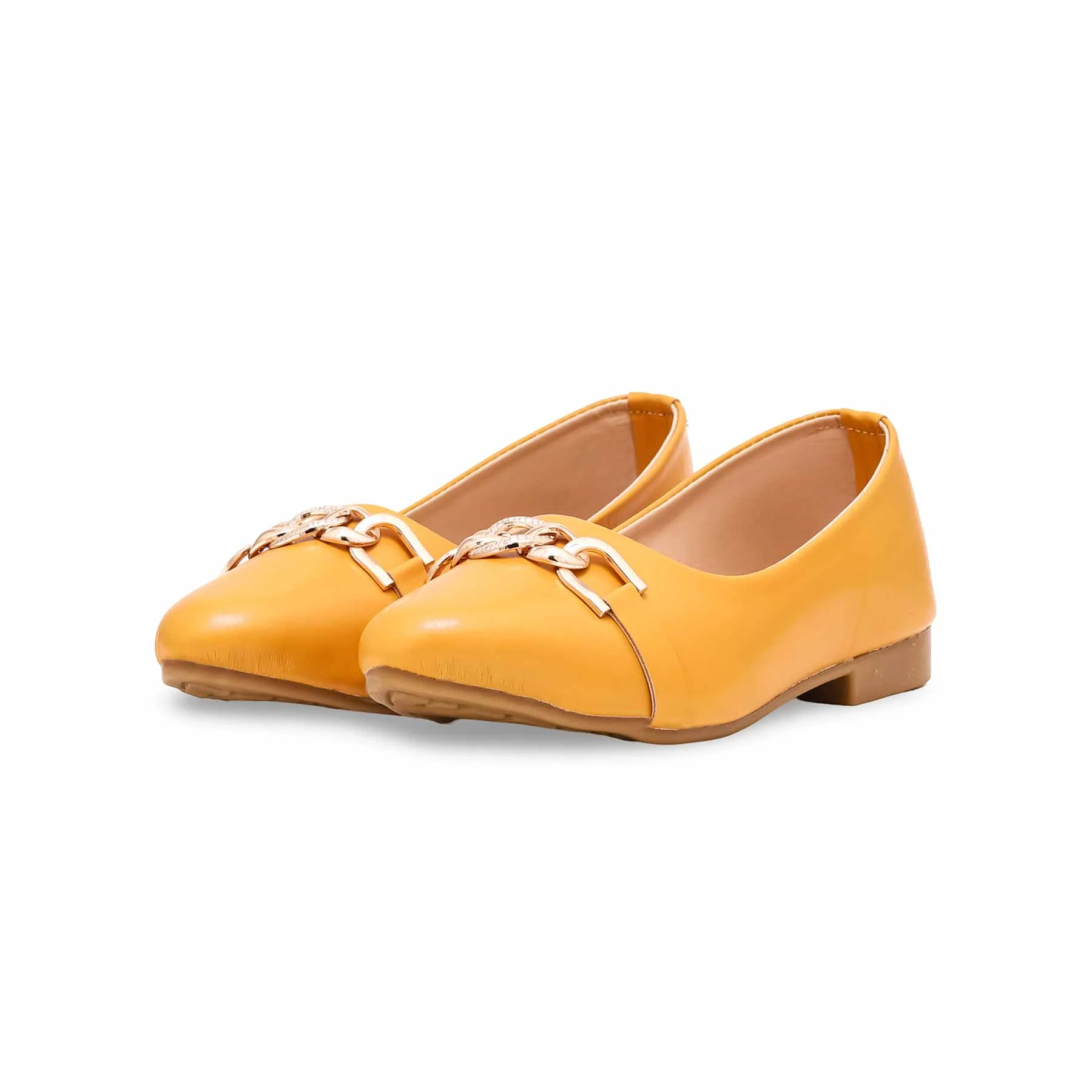 Girls Mustard Casual Pumps KD2425 - Image 3